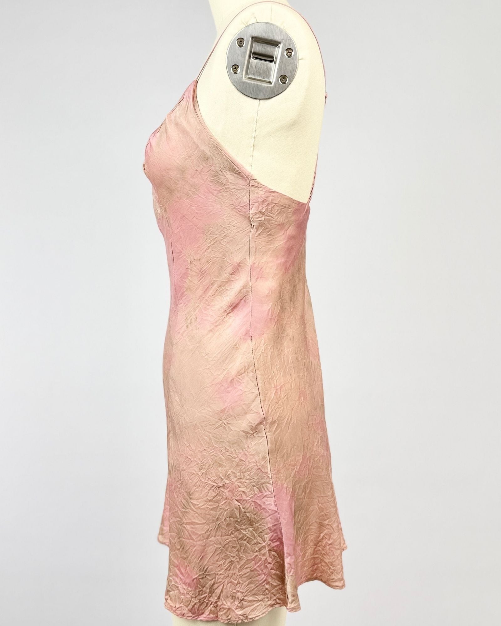 Pink Tie Dye Slip Dress