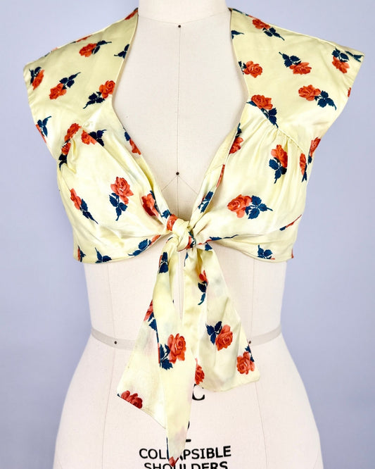 70s Rose Crop Top
