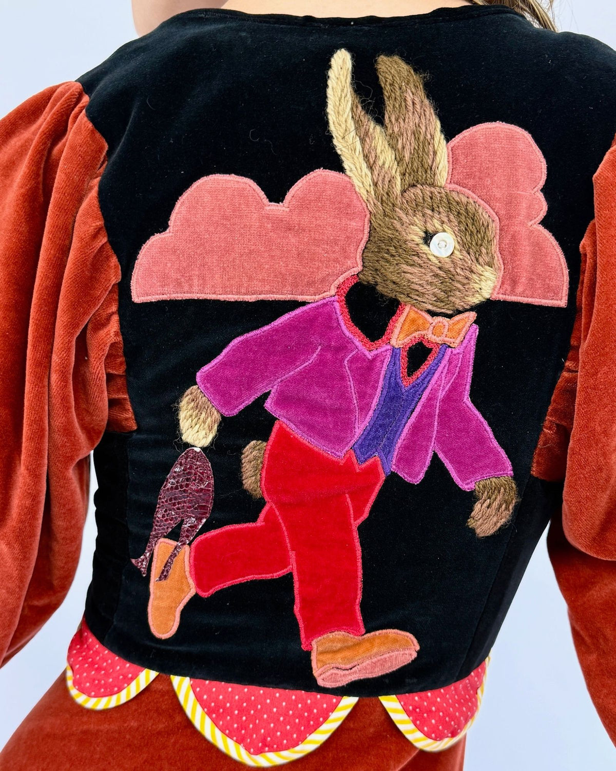 Miss Mouse 1960s Velveteen Rabbit Maxi Dress
