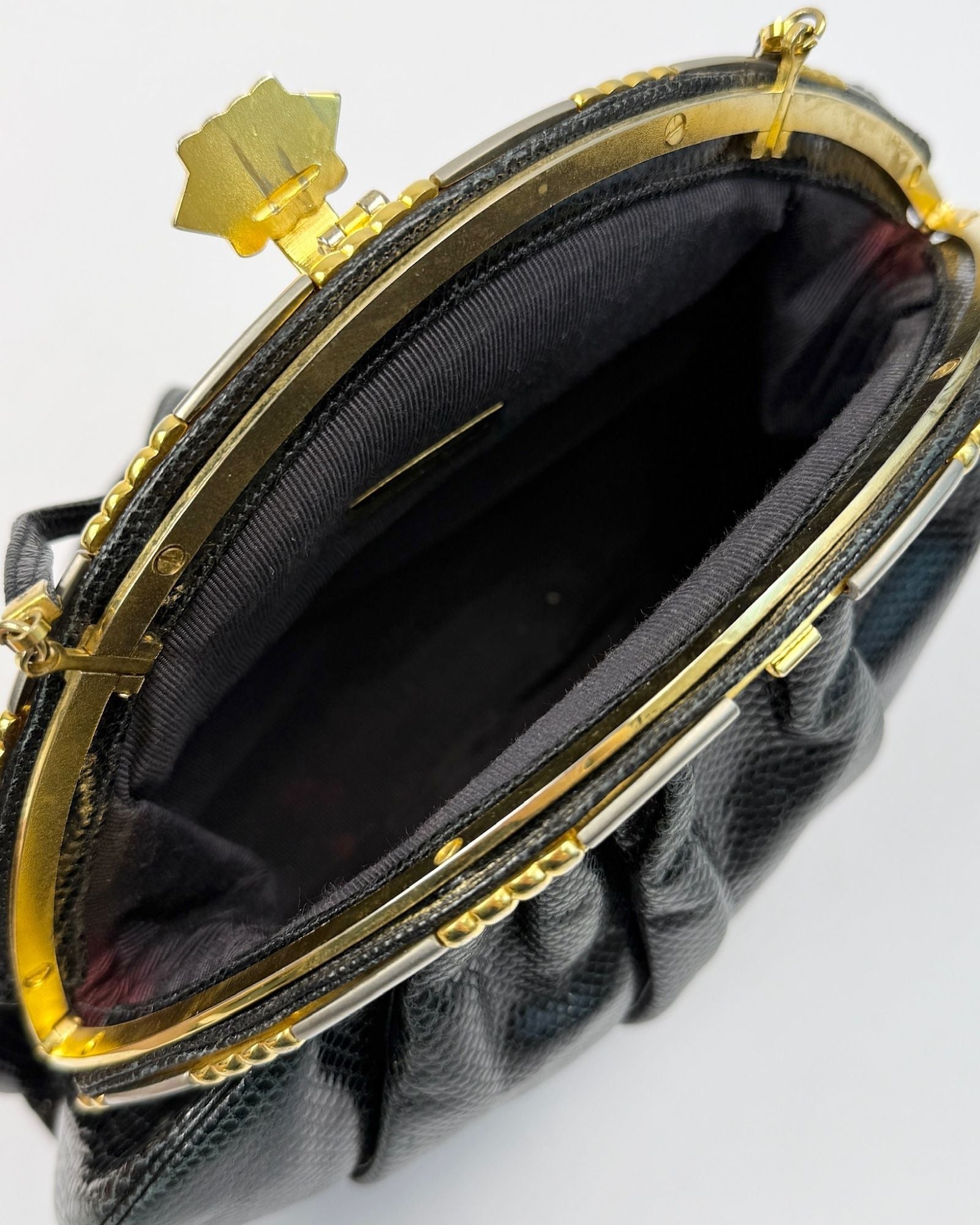 Judith Leiber Snakeskin Evening Bag