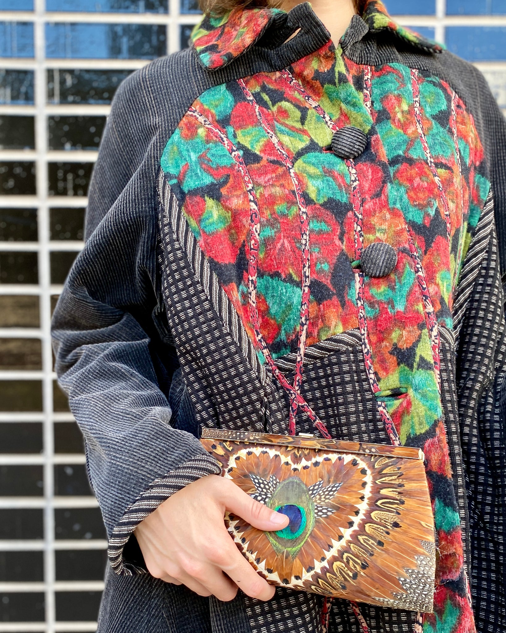 Peacock Feather Purse