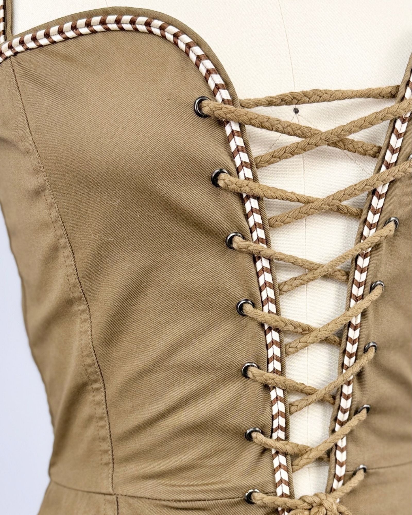 Saint Laurent Safari Collection Corset Top