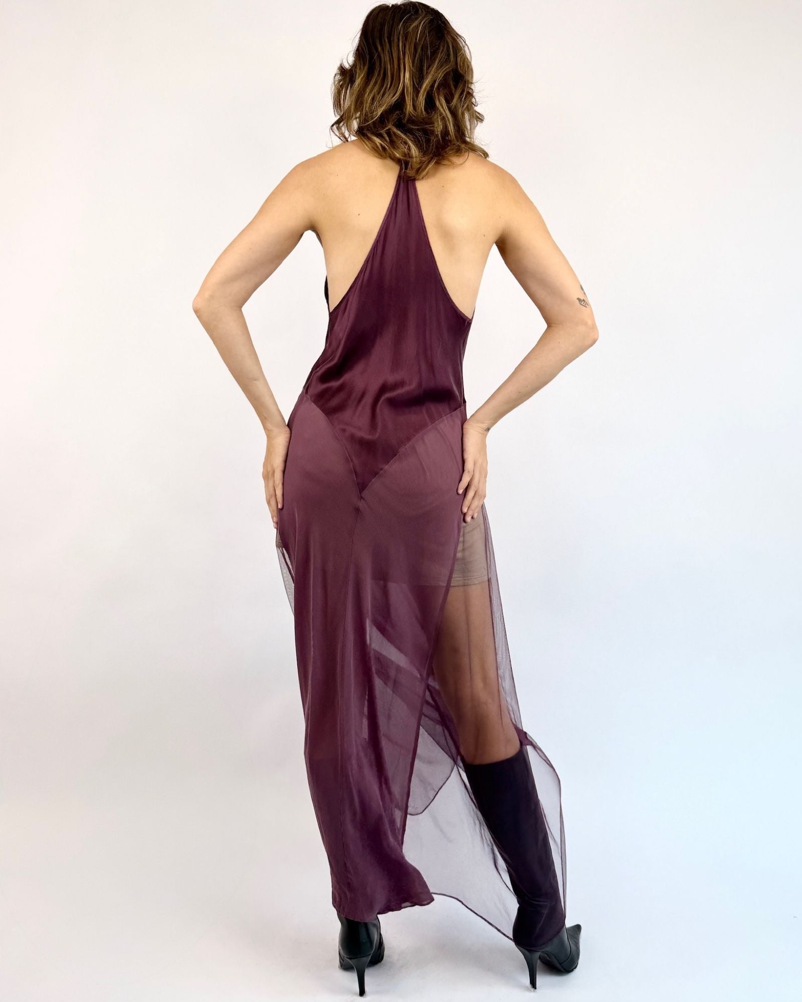 Victoria's Secret Sugared Plum Silk Gown