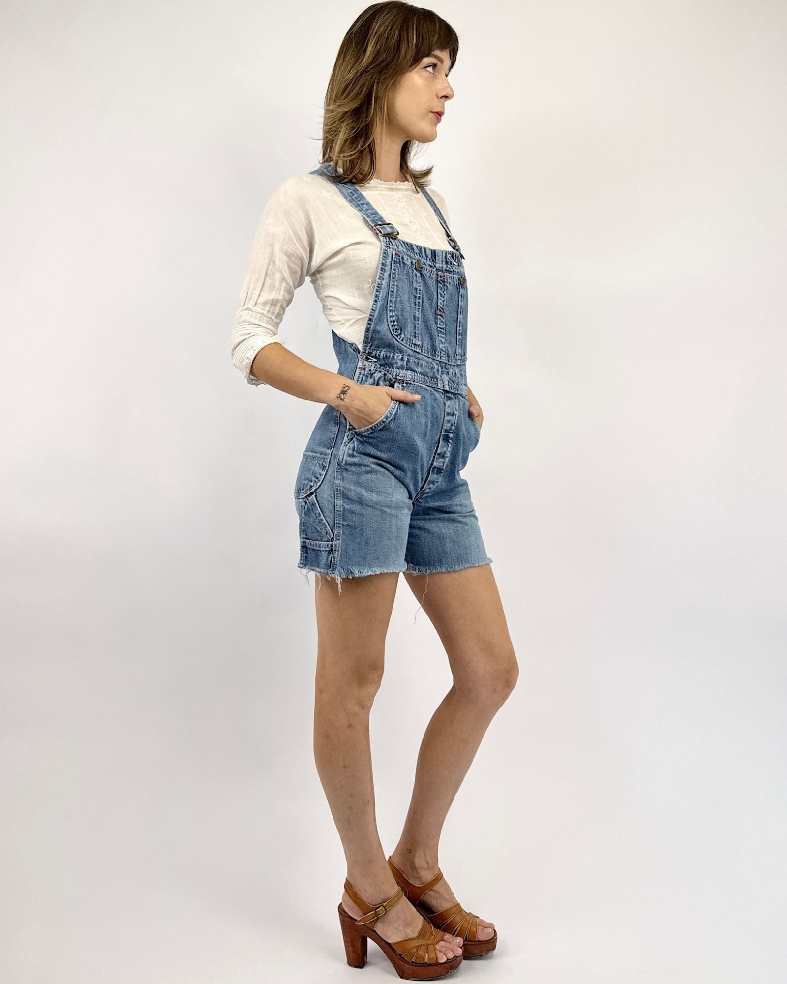 Big Mac Long Story Short Denim Overalls