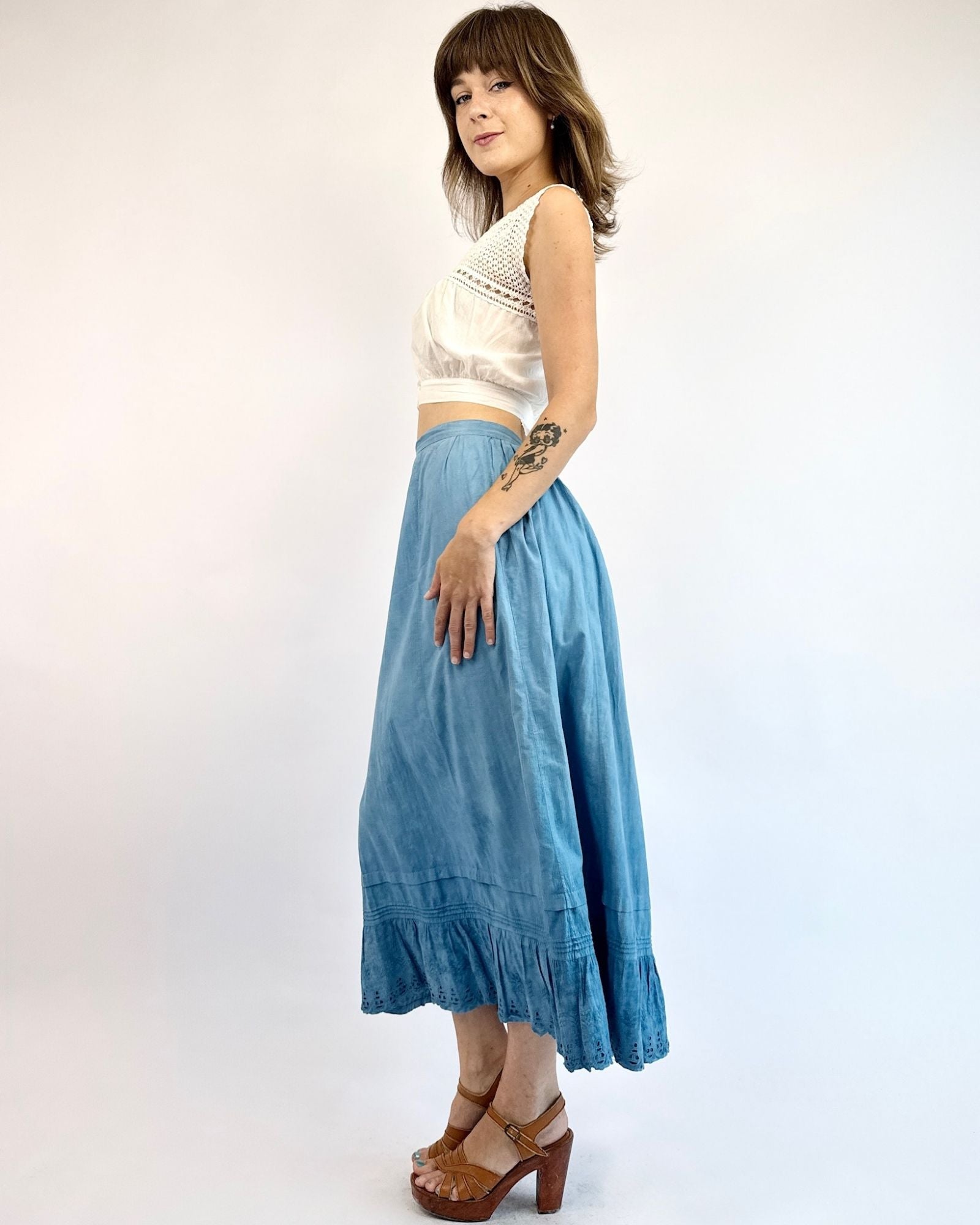 Morning Swim Edwardian Over Dyed Skirt