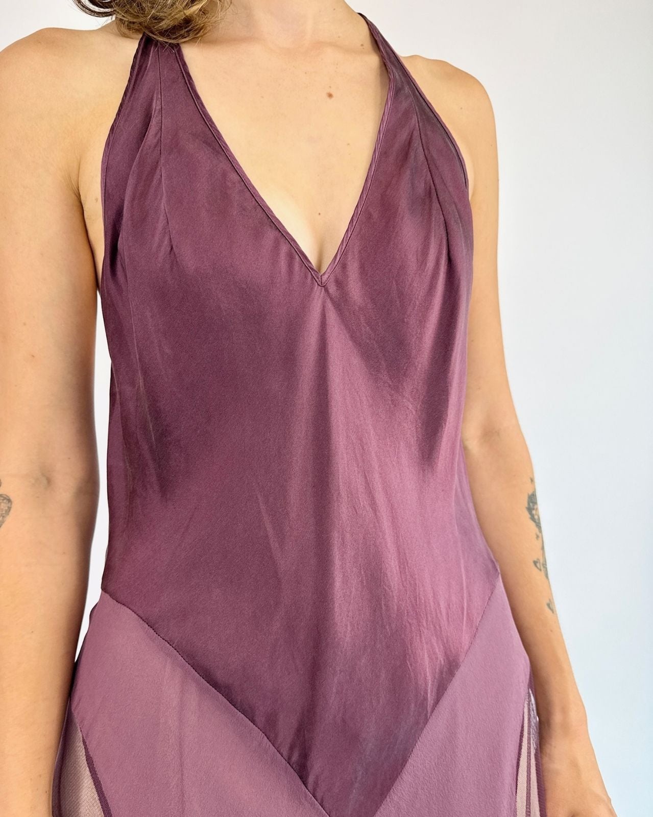 Victoria's Secret Sugared Plum Silk Gown