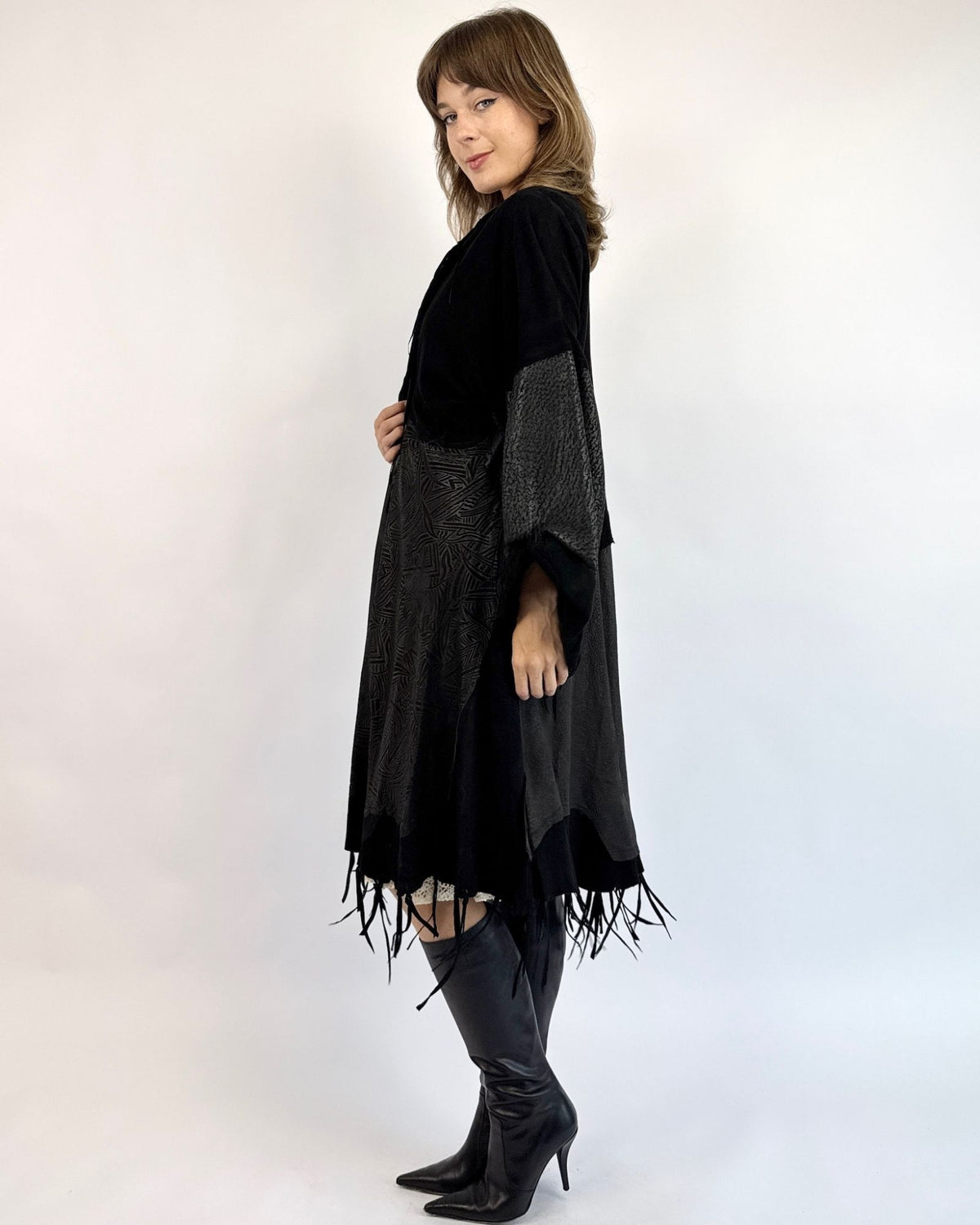 A Luxe Mix Leather and Suede Jacket