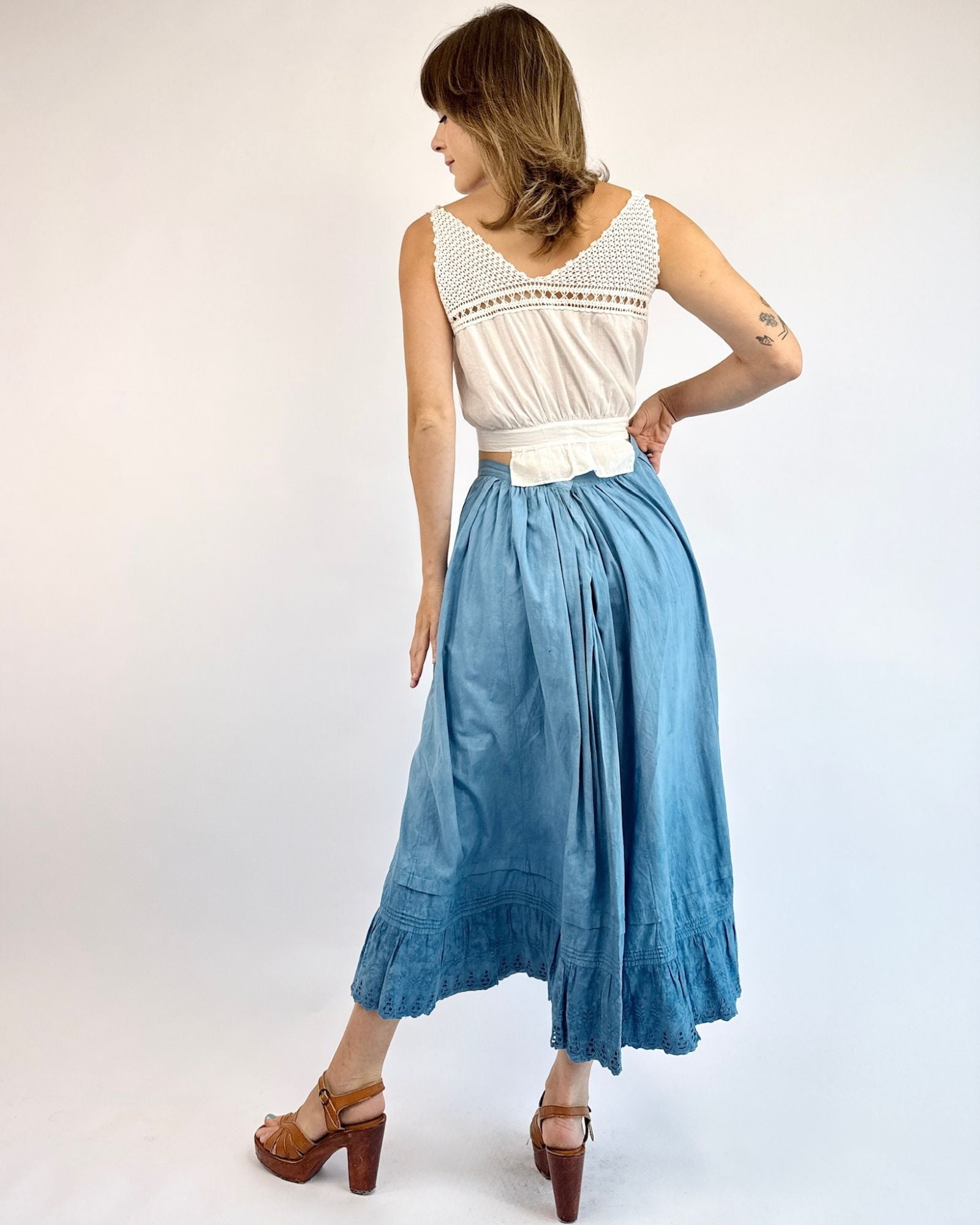 Morning Swim Edwardian Over Dyed Skirt