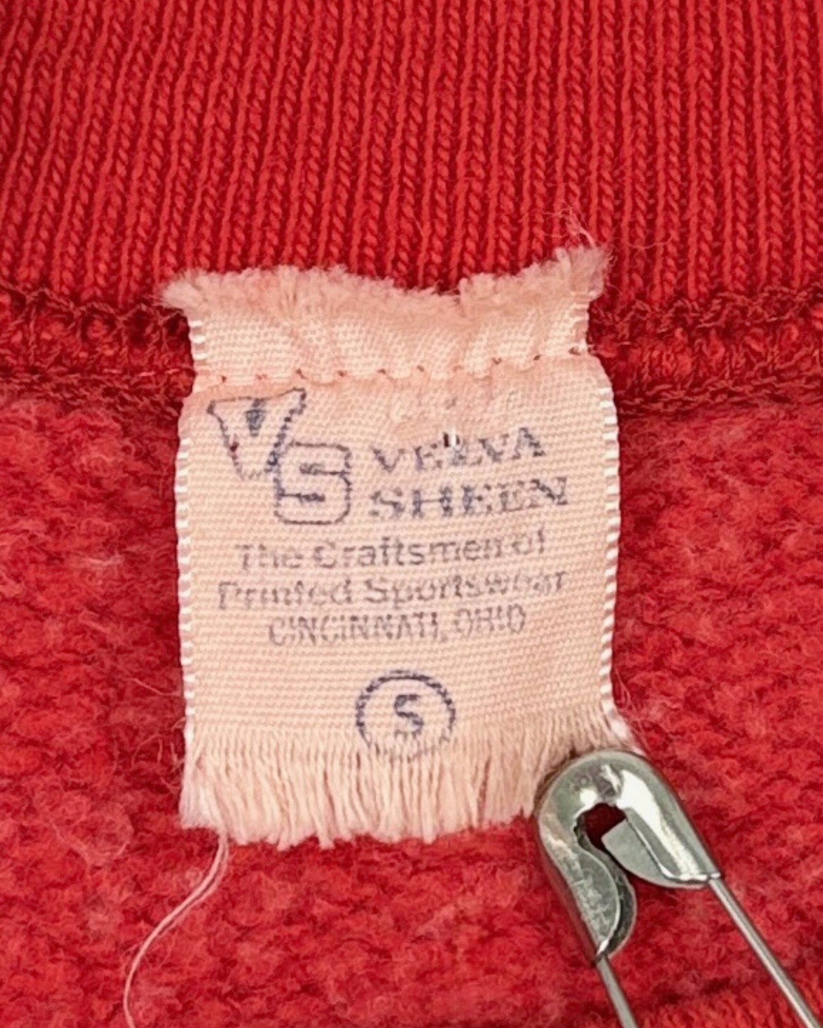 60s Red Cabot Band Sweatshirt