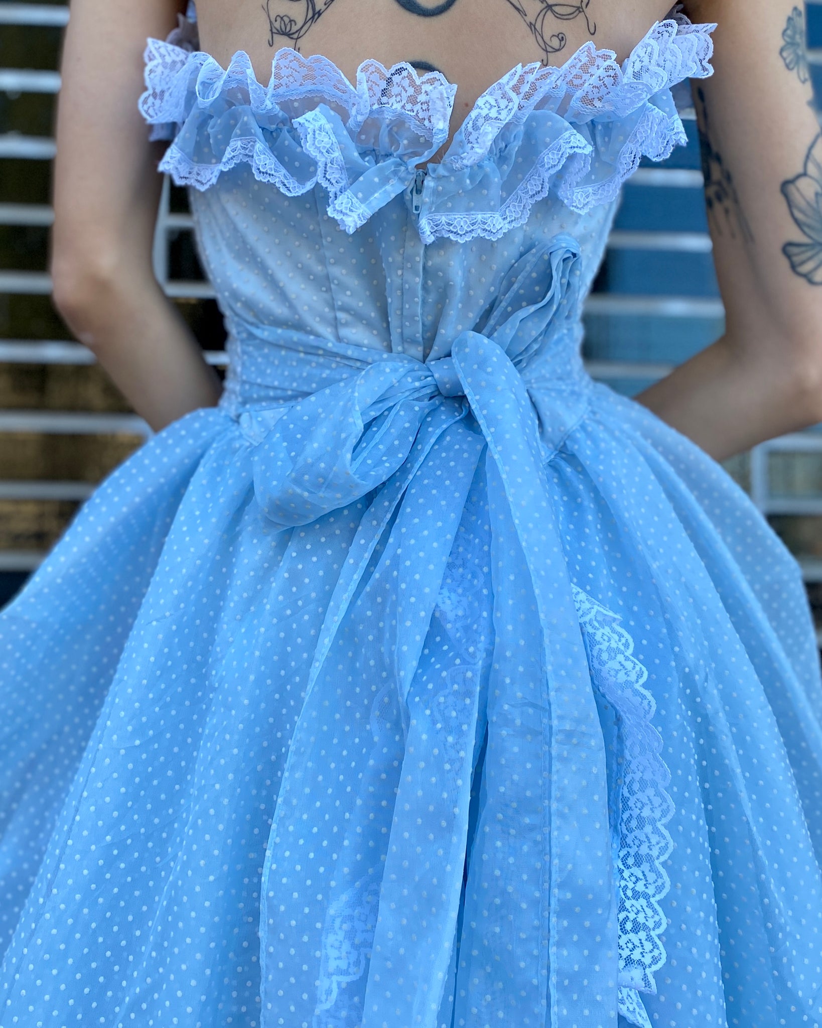 Yule Ball Swiss Dot Gunne Sax Dress