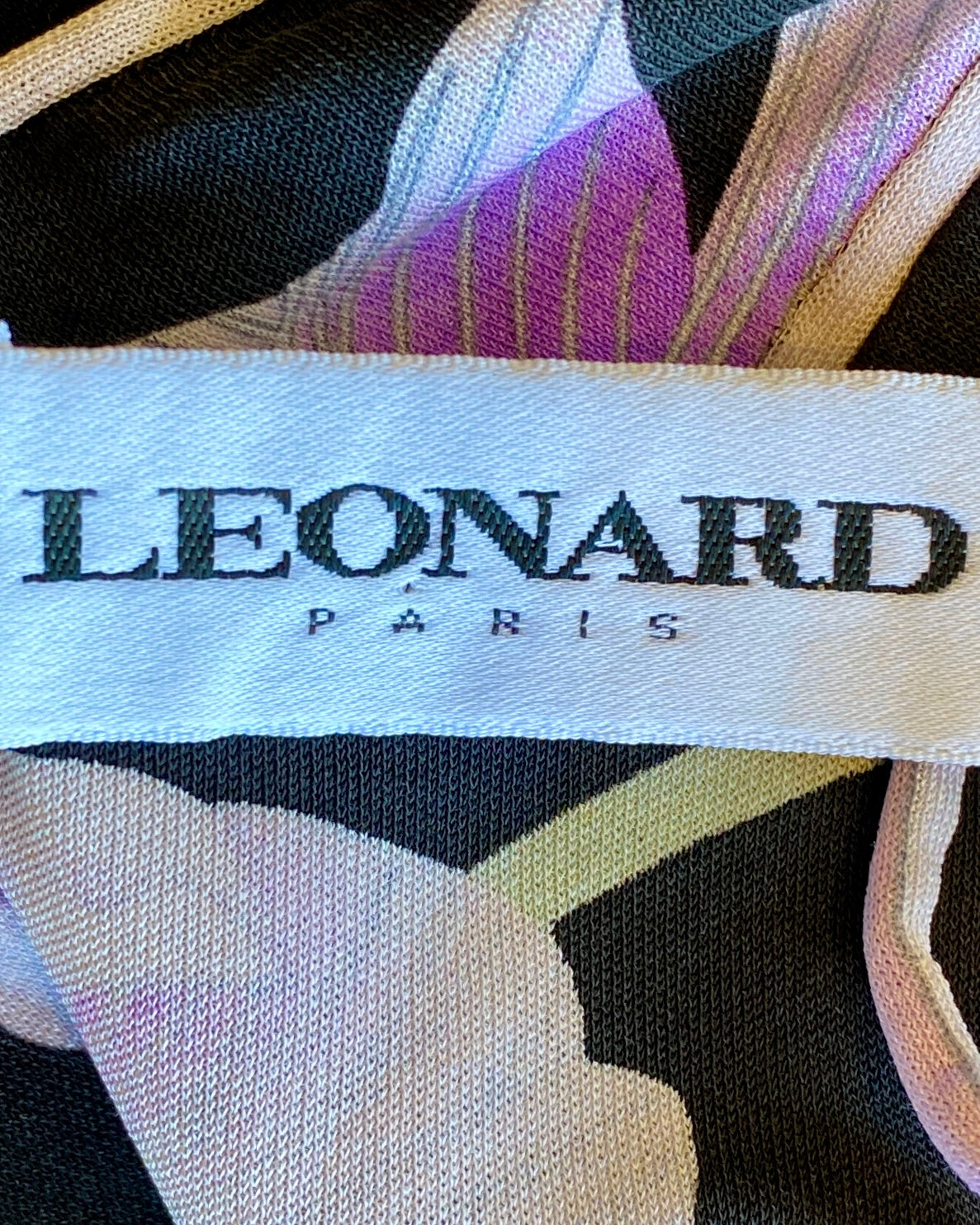 Leonard Silk Floral Dress