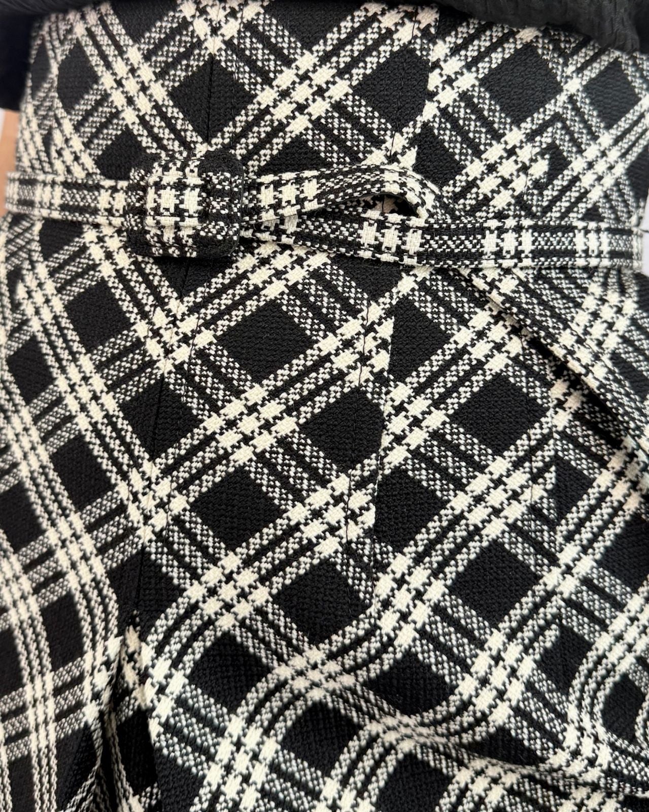Christian Dior Cross My Mind Plaid Skirt