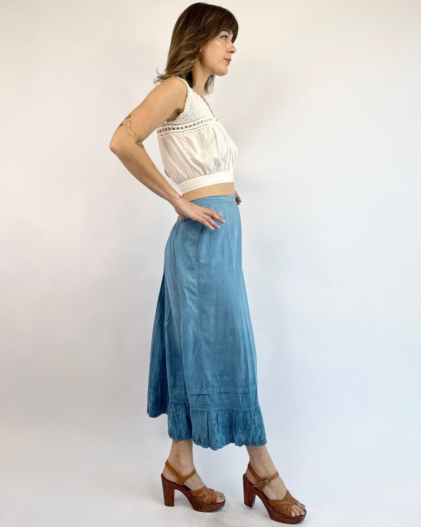 Morning Swim Edwardian Over Dyed Skirt
