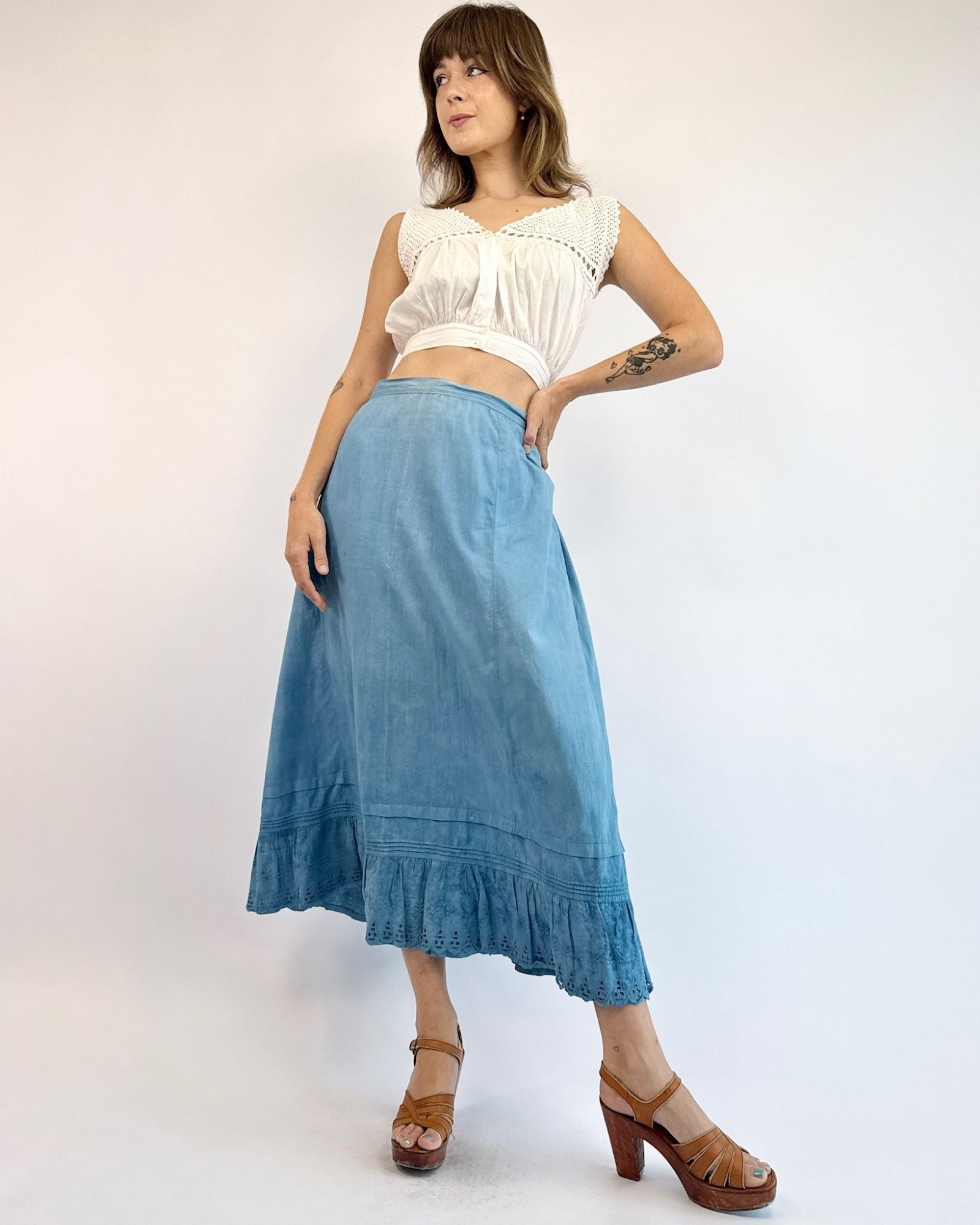 Morning Swim Edwardian Over Dyed Skirt