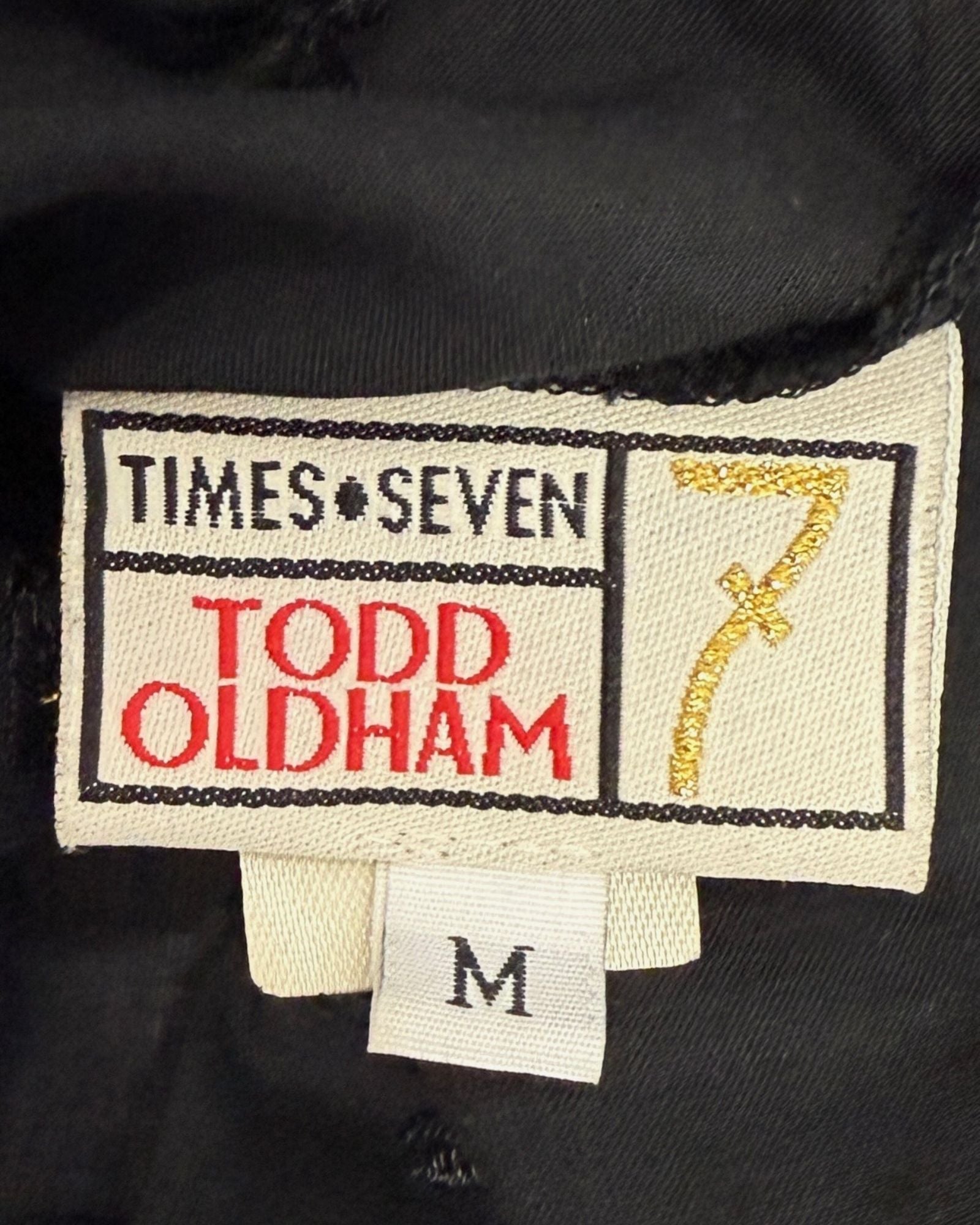 Todd Oldham Black Eyelet Blouse