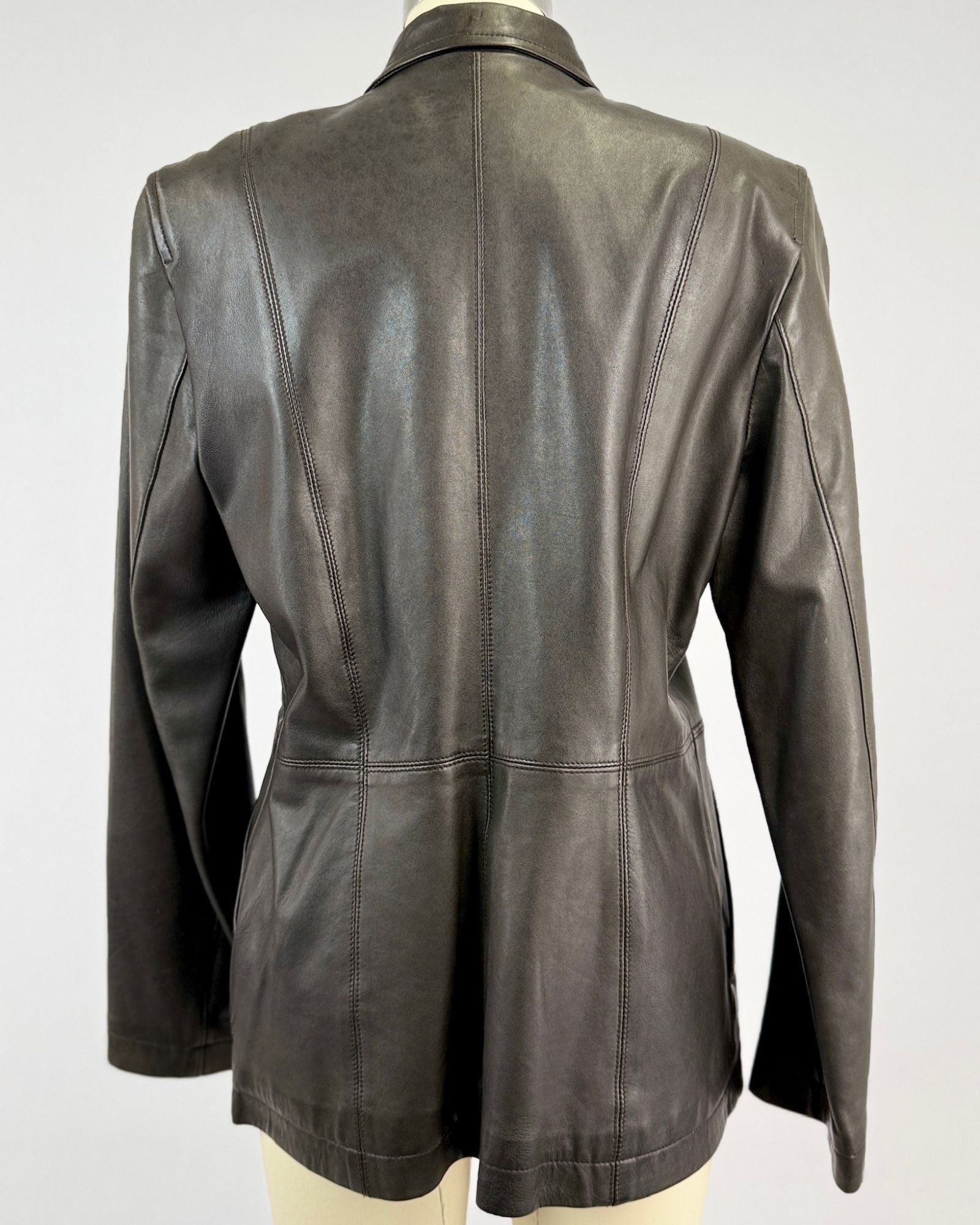 DKNY Black Leather Jacket