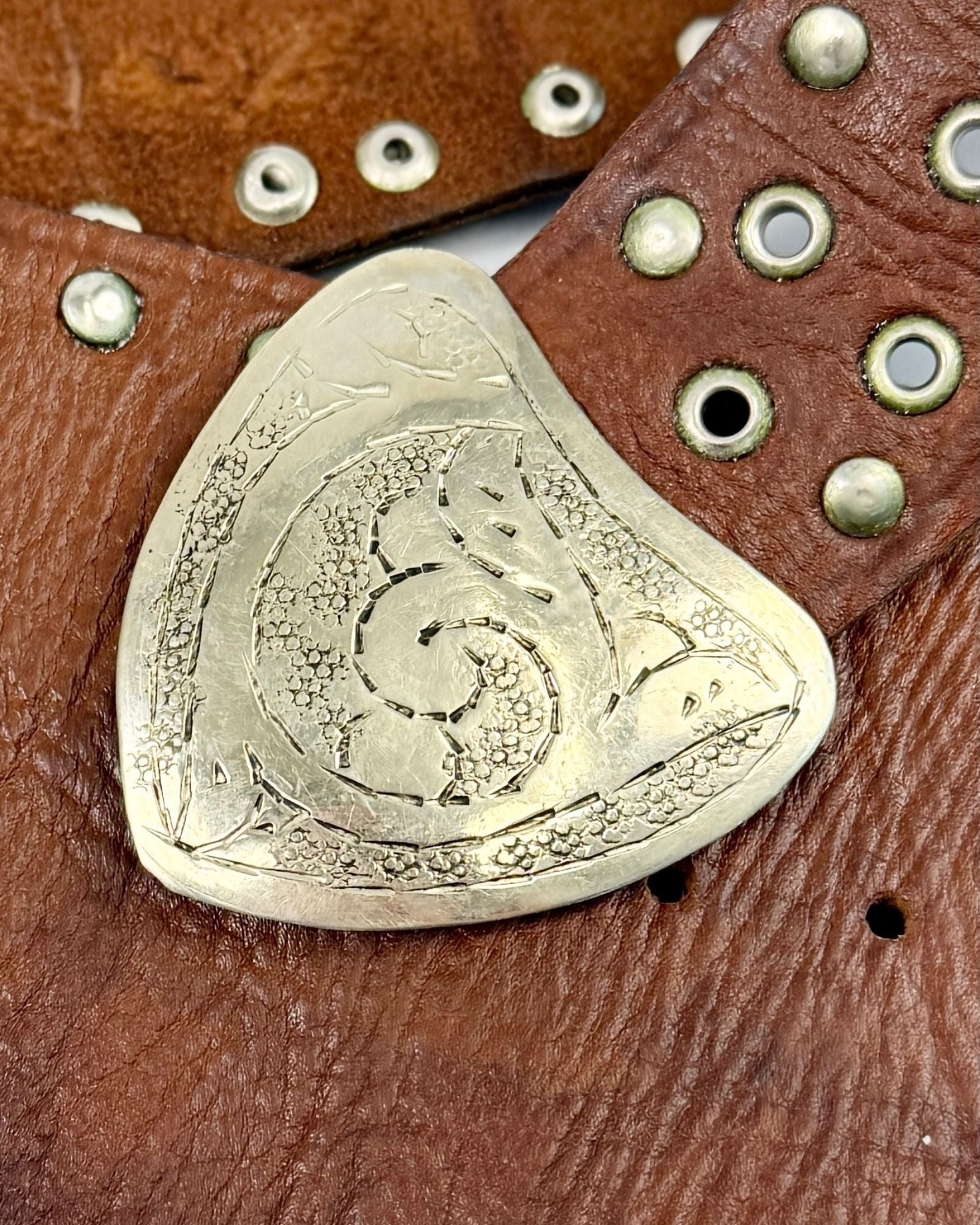 Extra Wide Studded Moroccan Belt