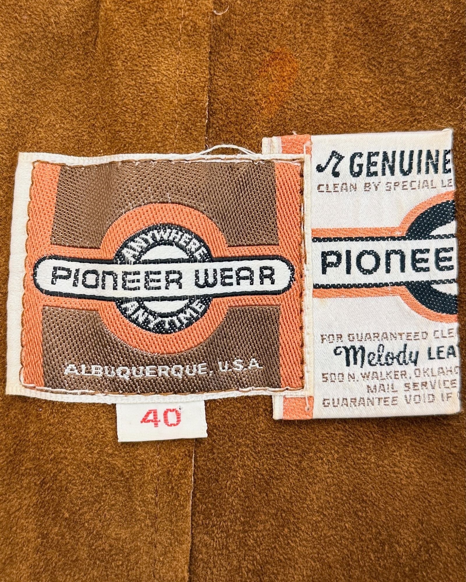 Pioneer Wear Suede Fringe Vest