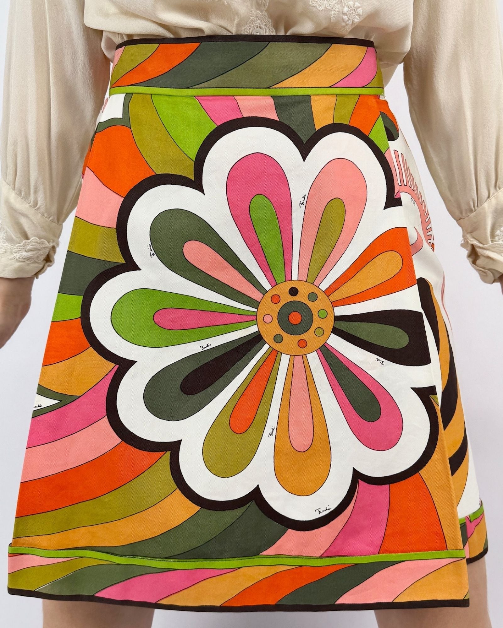 Pucci Flower Power Forever Skirt