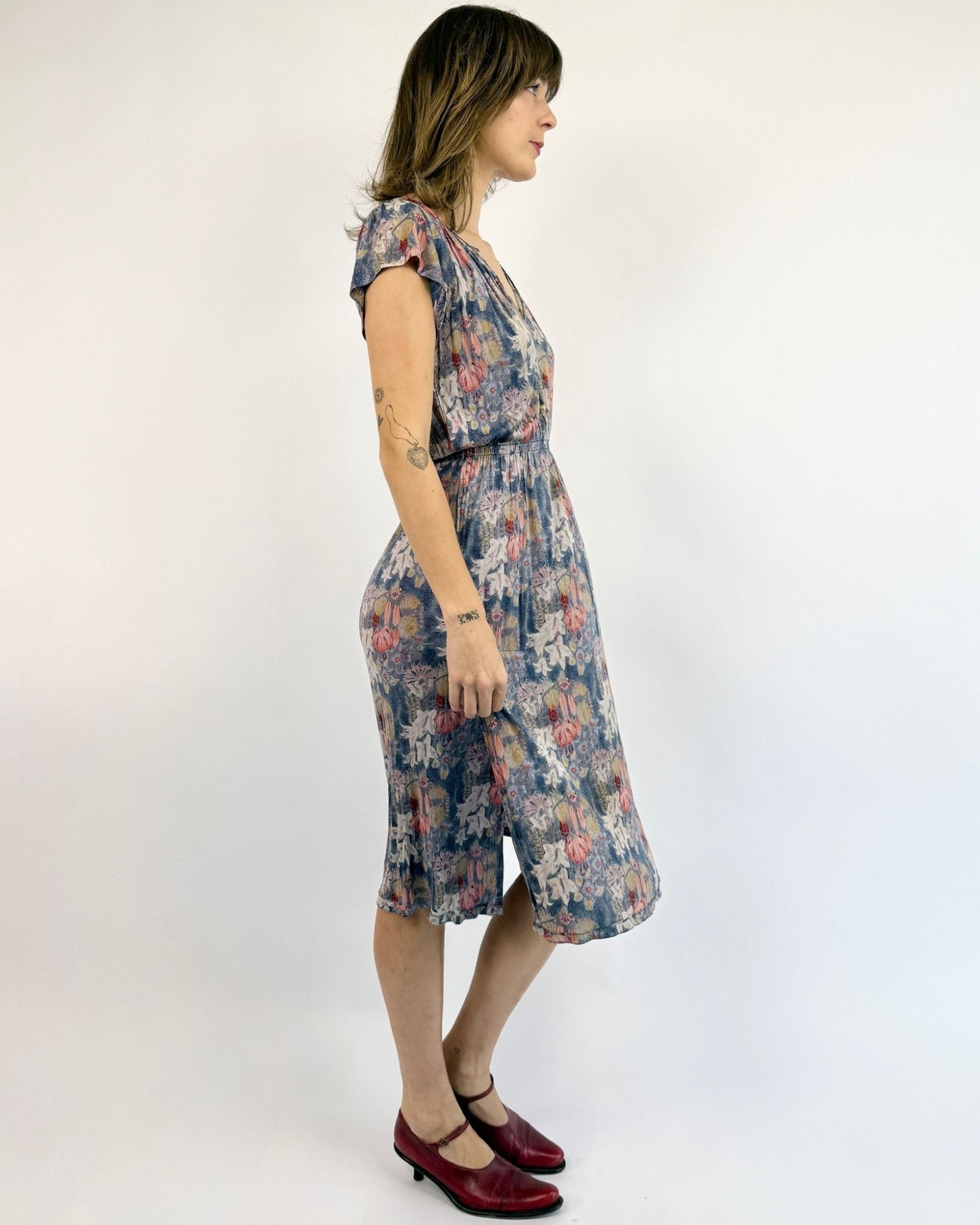 1970s Missoni Floral Visions Silk Dress