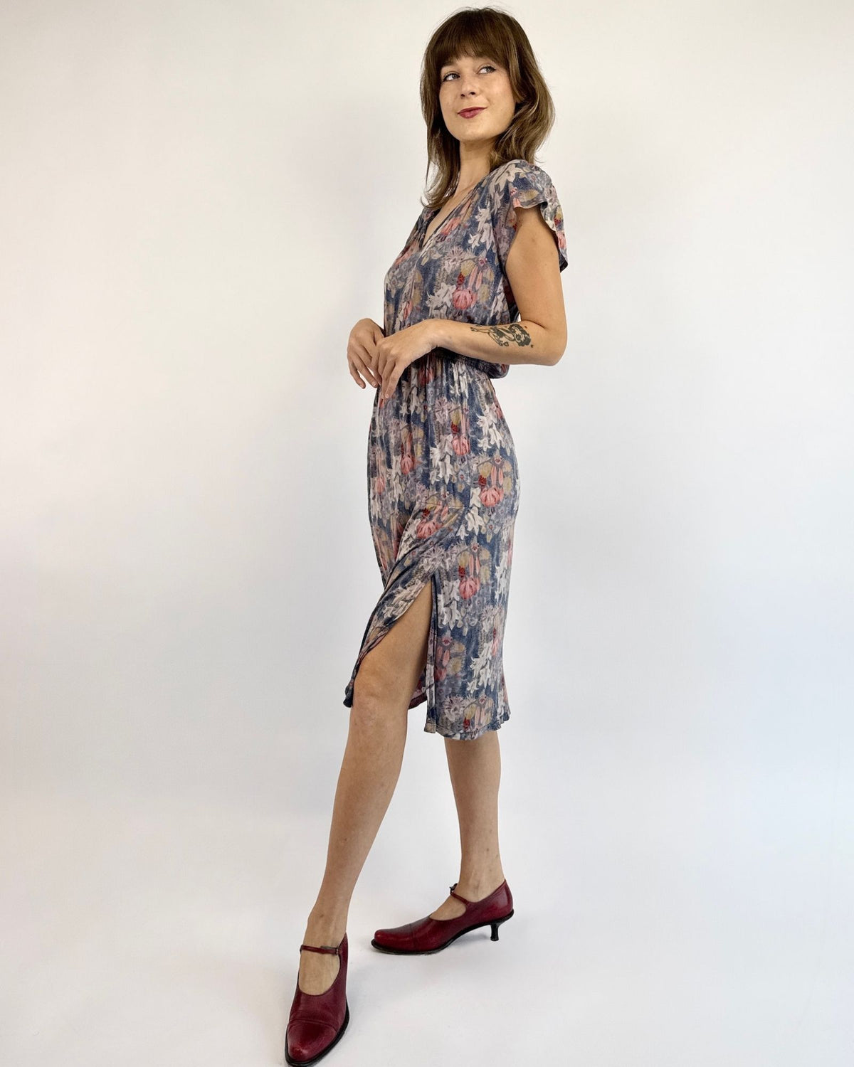 1970s Missoni Floral Visions Silk Dress