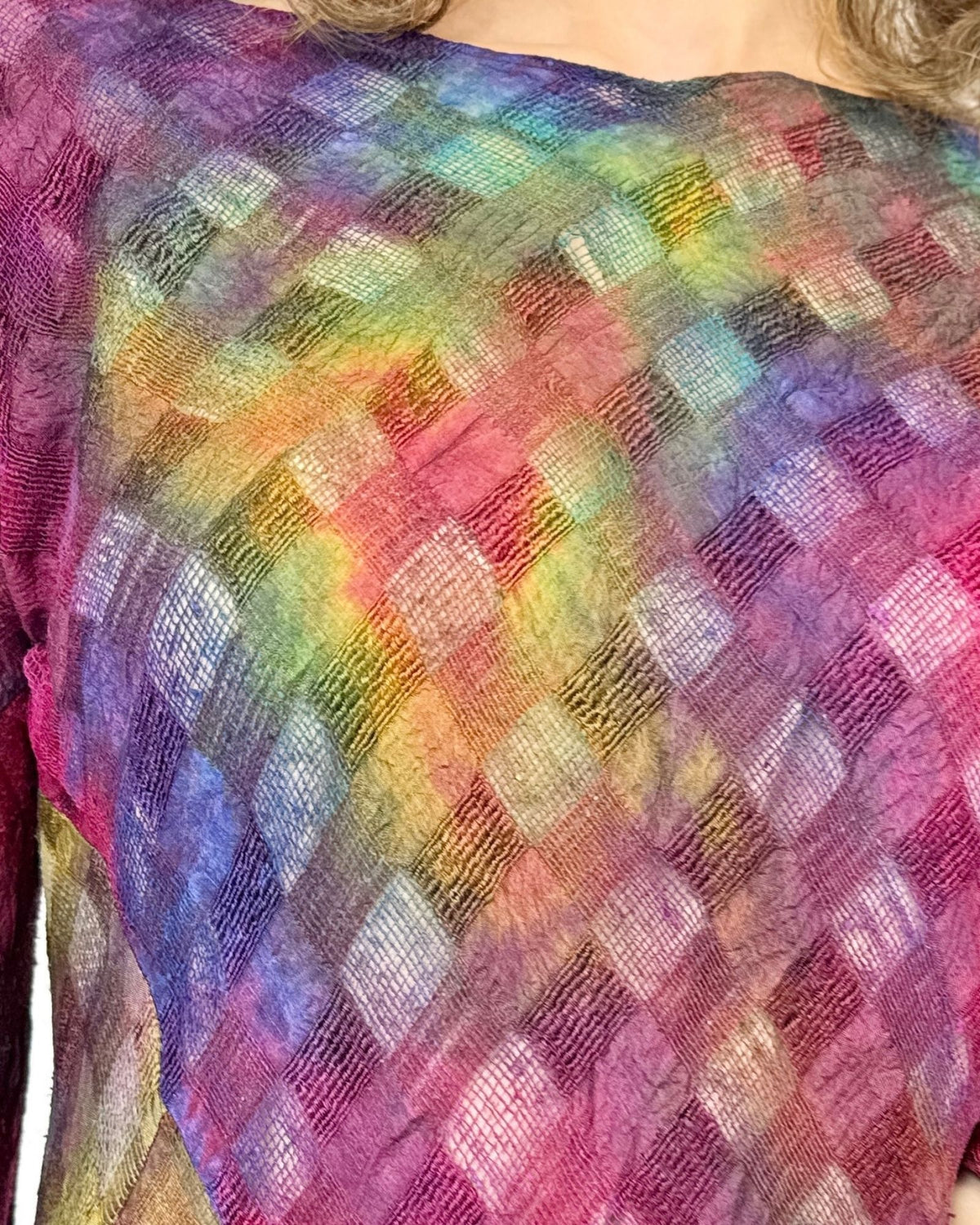 Carter + Teri Woven Prisms Rainbow Dress