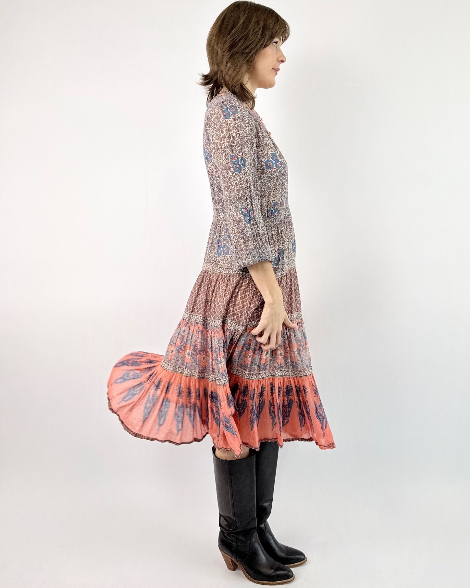 Fireside Floral Casa Blanca  Sundress