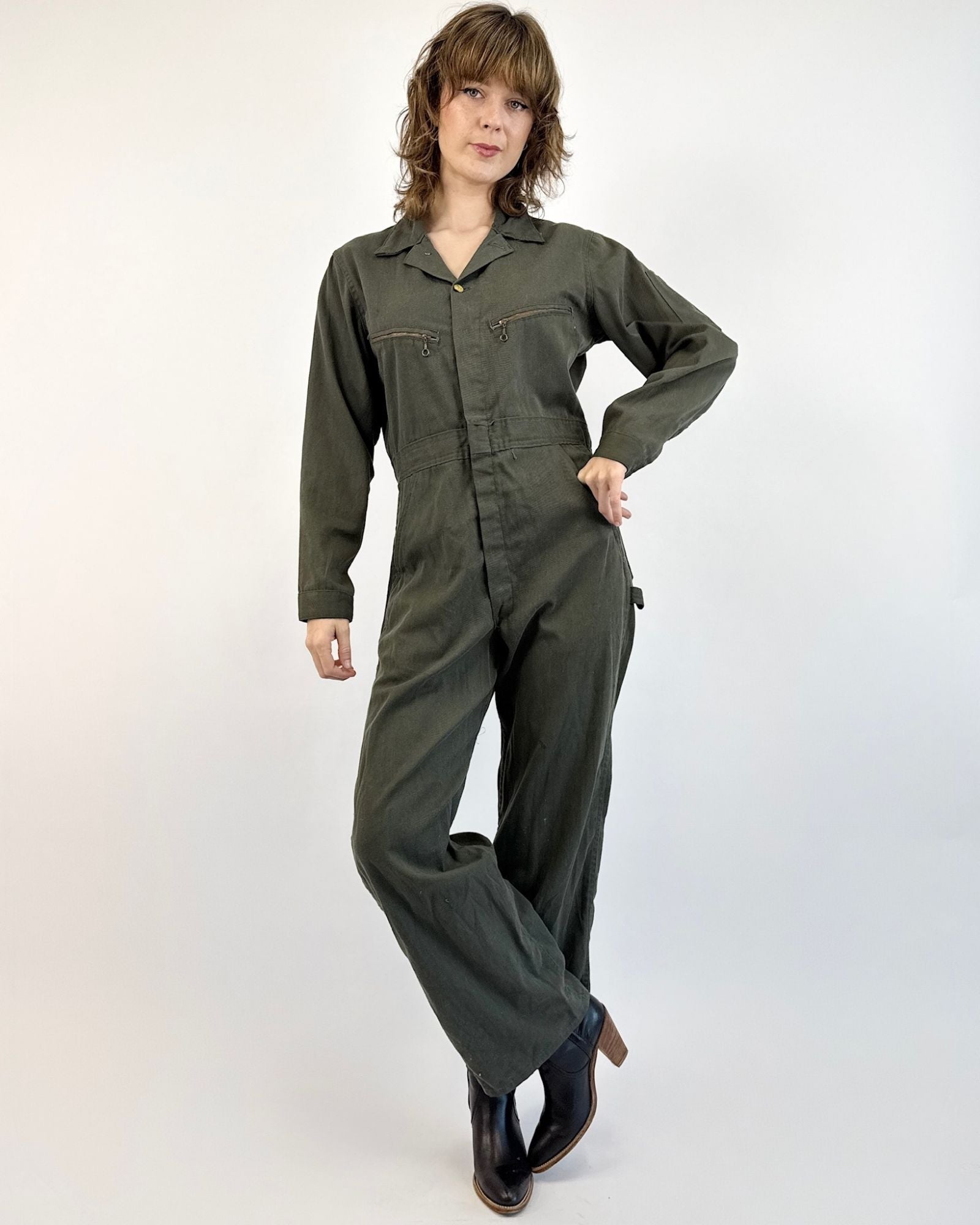 1950s Fly High Zipper Coveralls