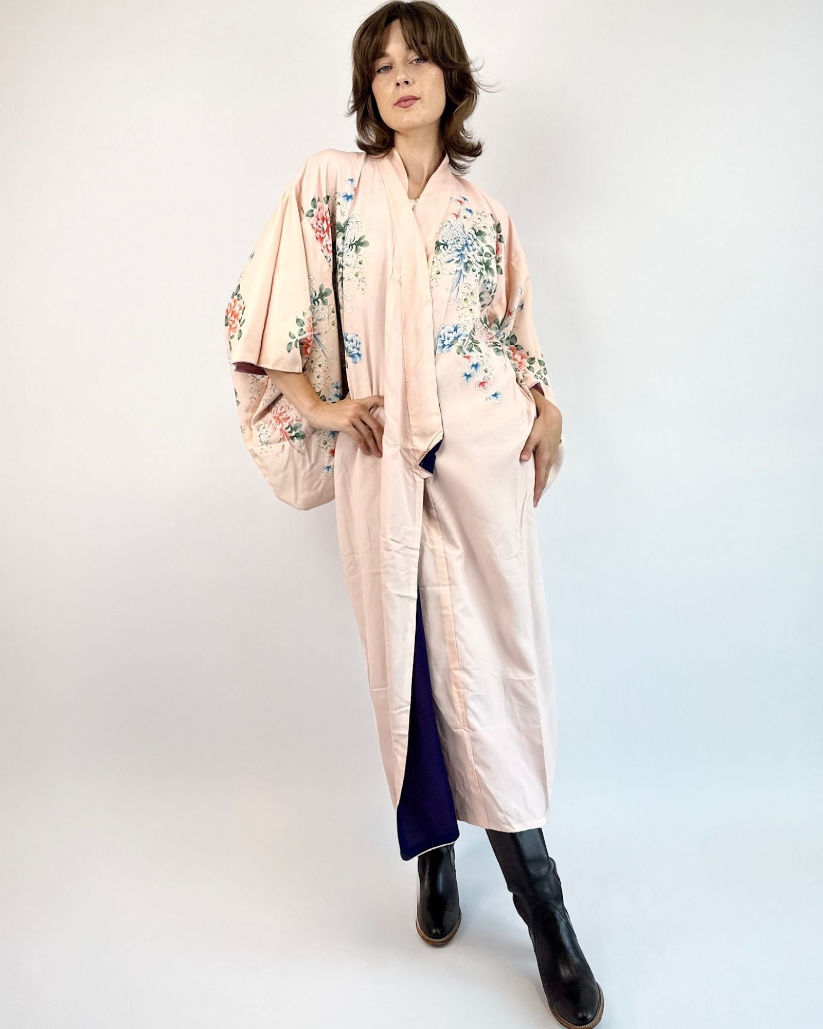 Change Your Mind Silk Kimono Duster
