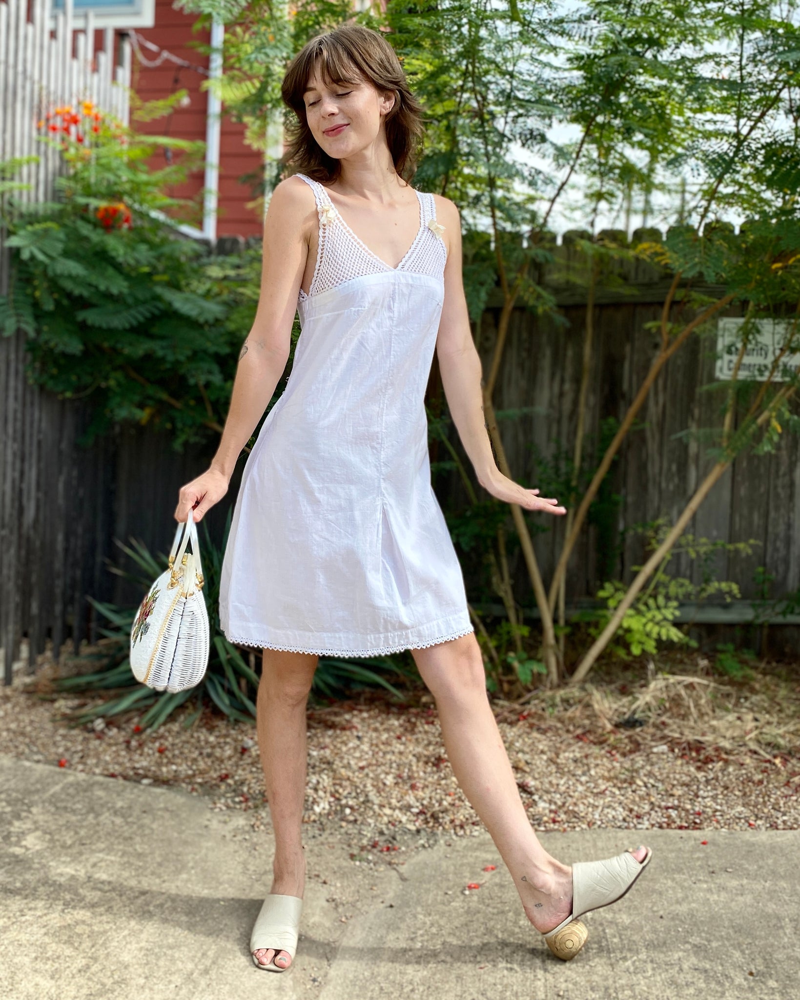 Playground Love Antique French Tank Slip Dress