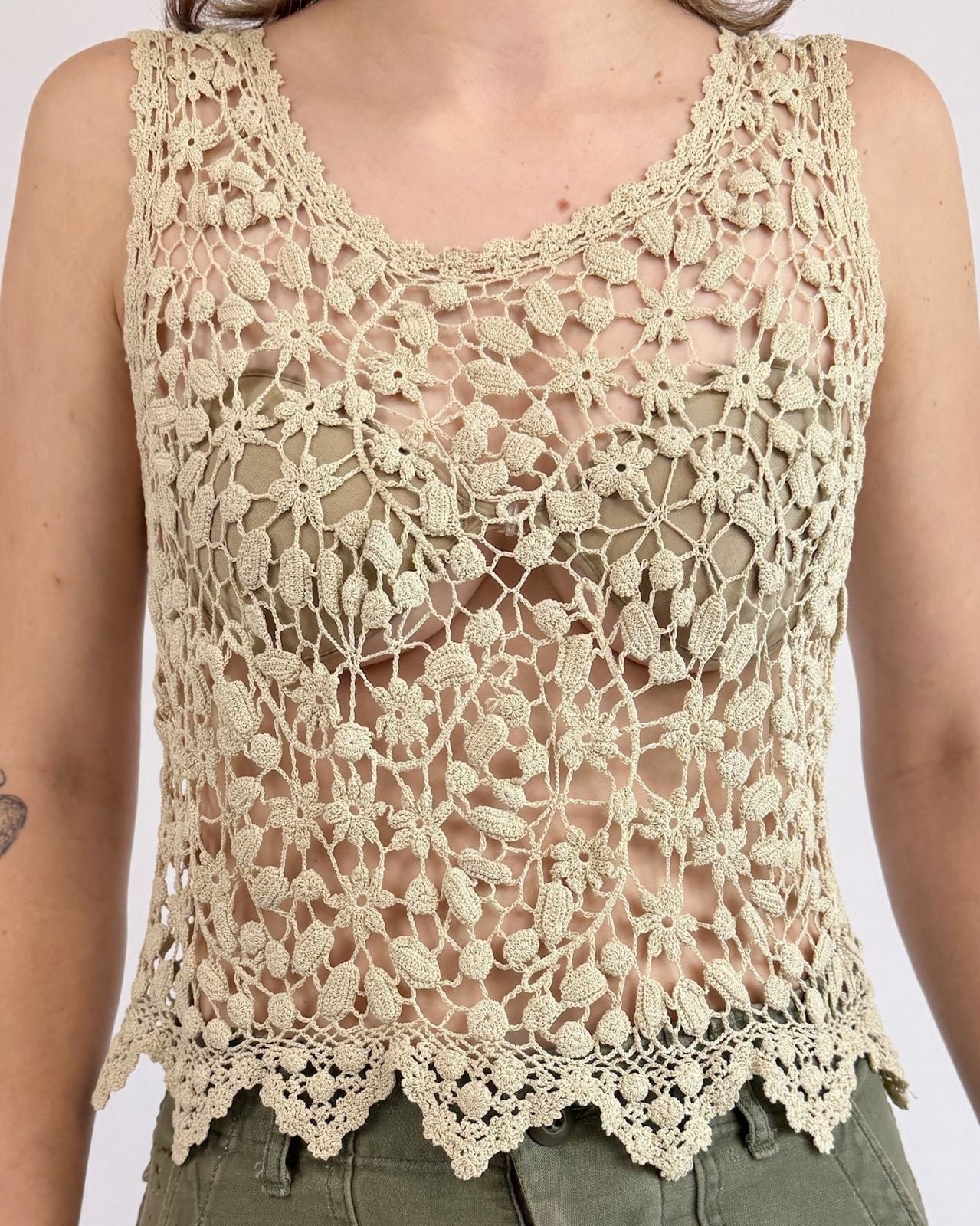 Antique Laced In Love Tank