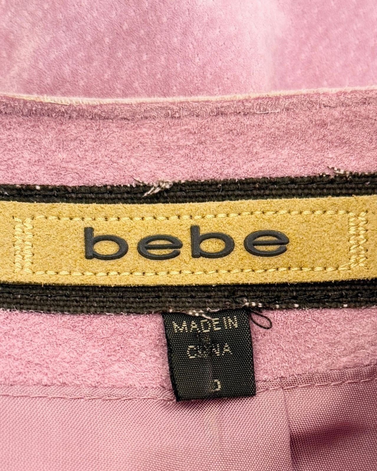 Bebe Millennium Spring Suede Mini Skirt