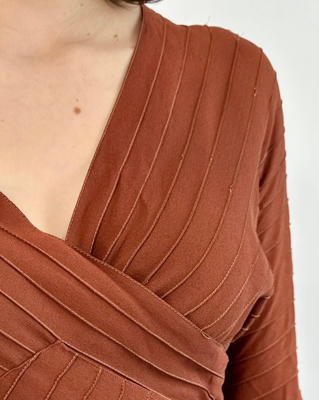 1930s Wrap Me Up Rayon Dress