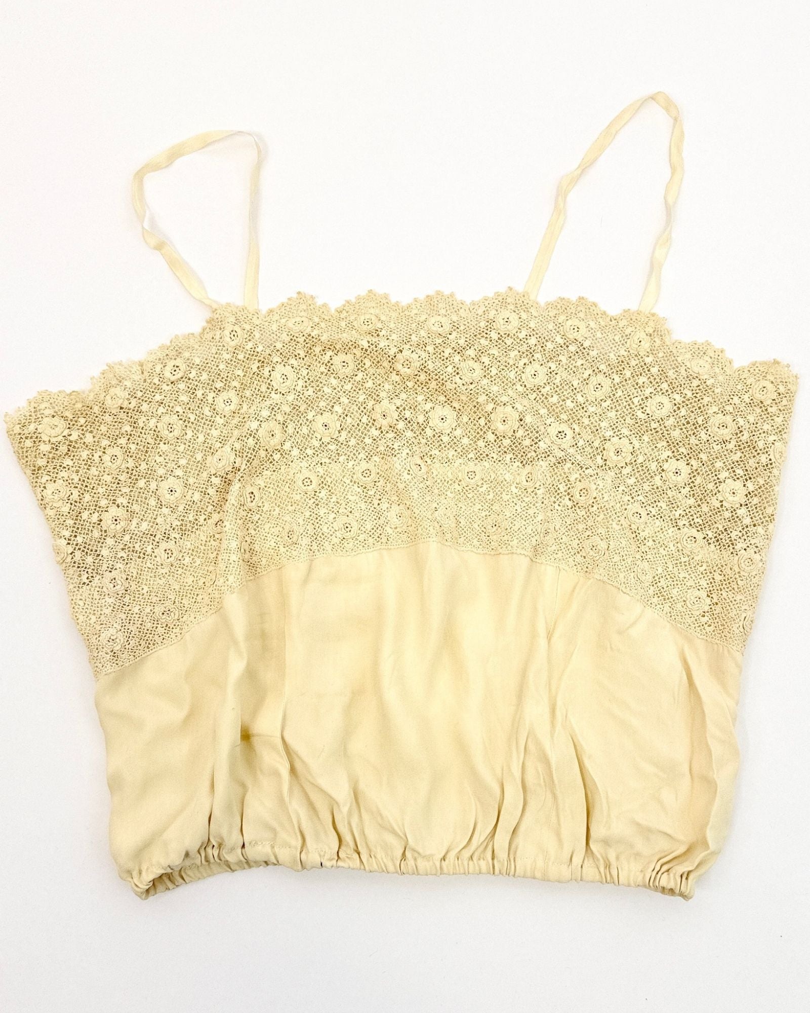Irish Lace Cream Camisole