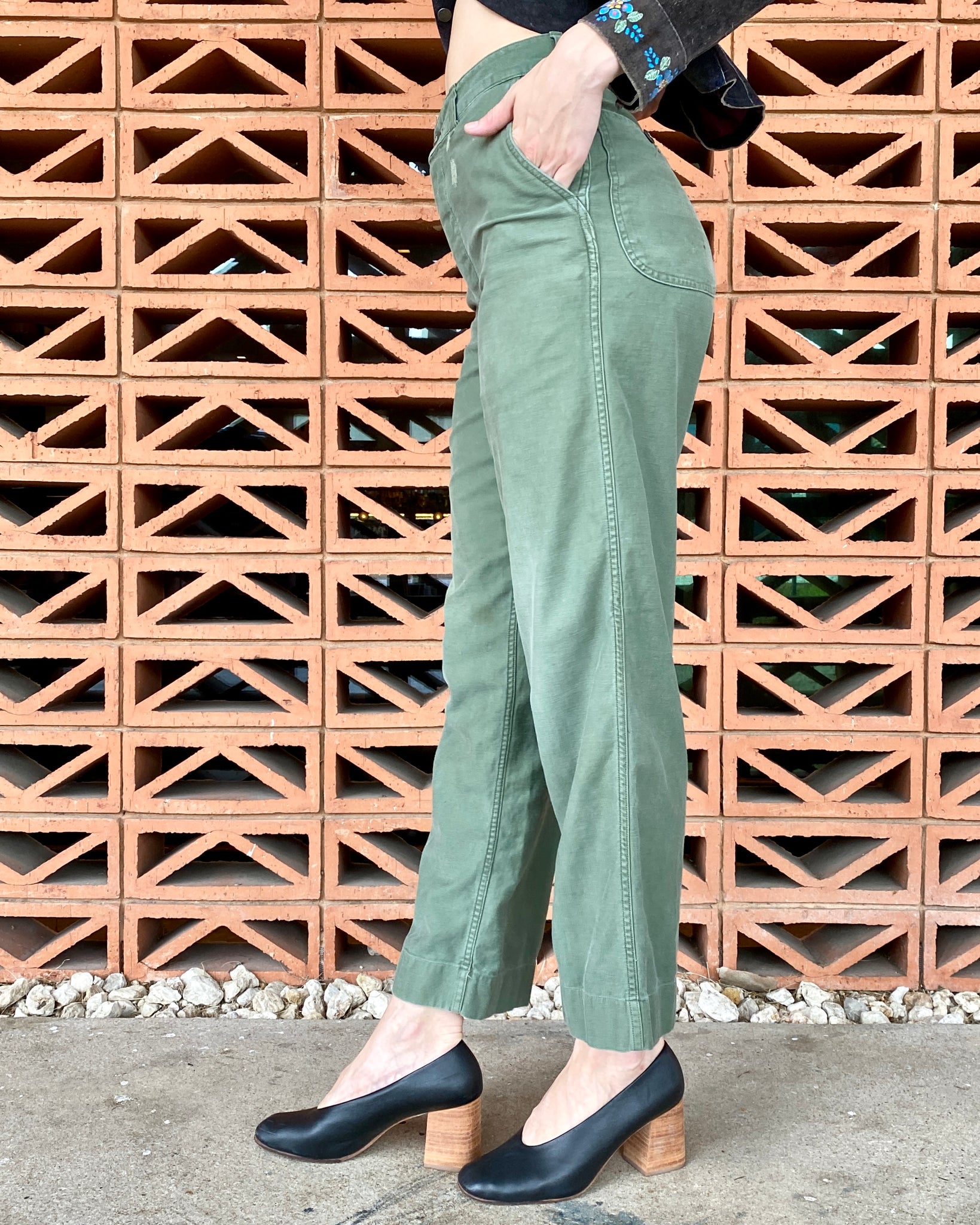 Green Fatigue Pants