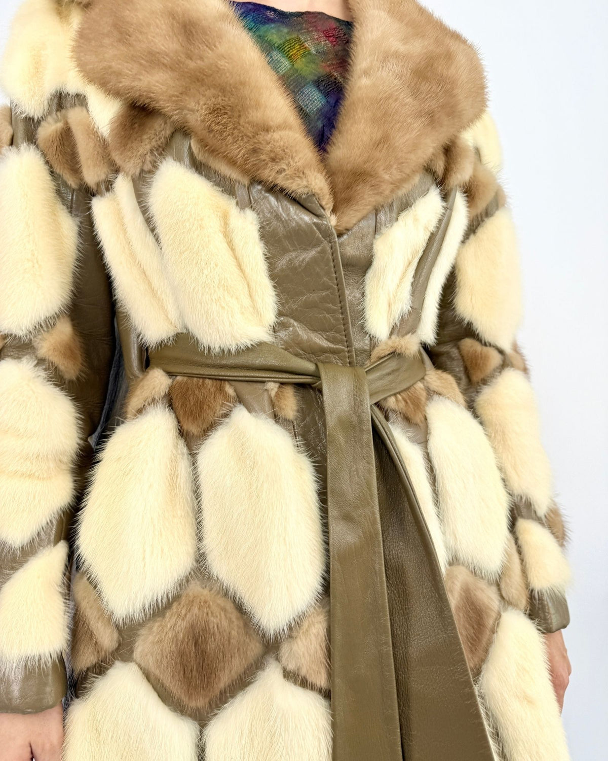 1960s Brave The Cold Fur Coat