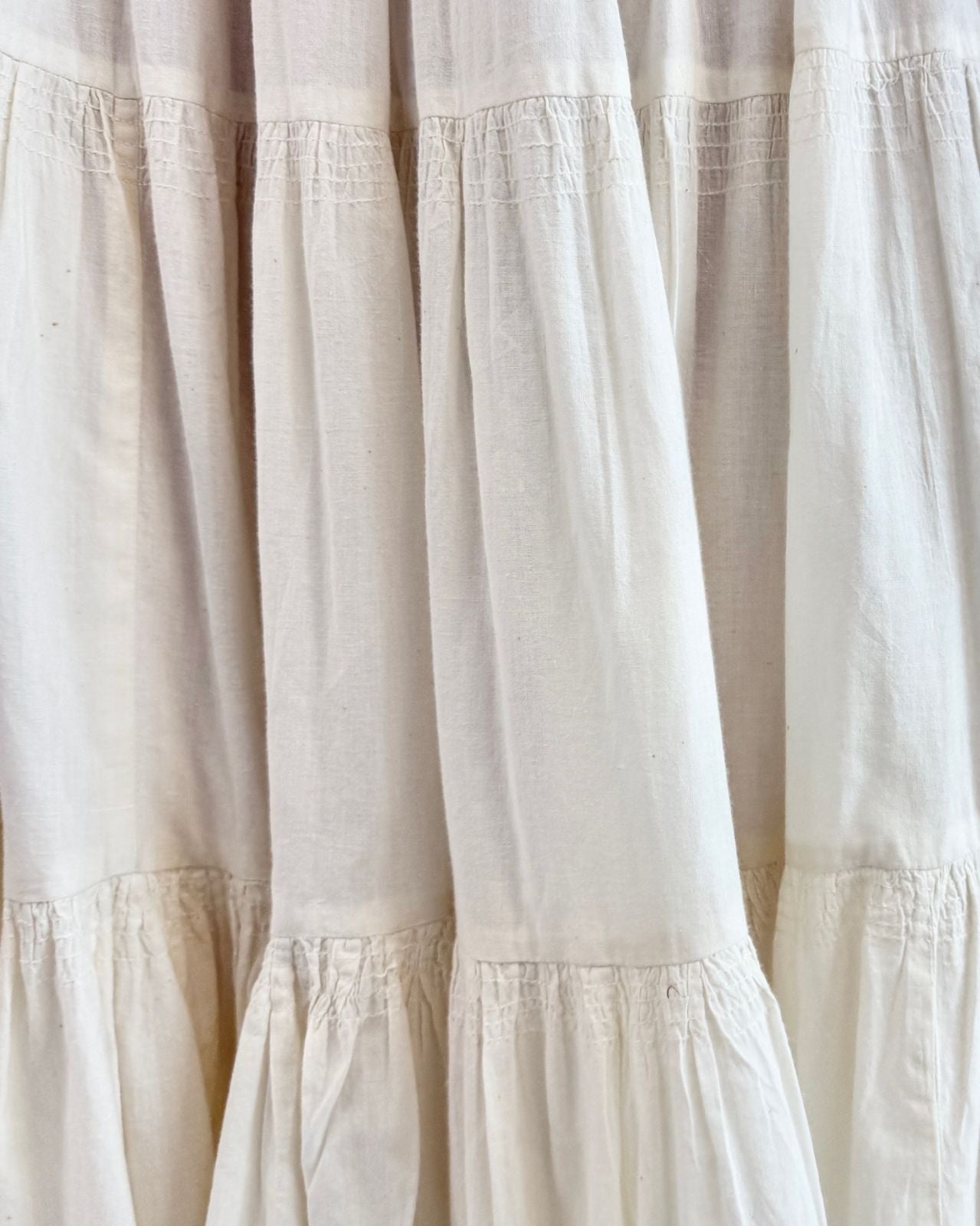 Cream and Sugar Indian Cotton Skirt