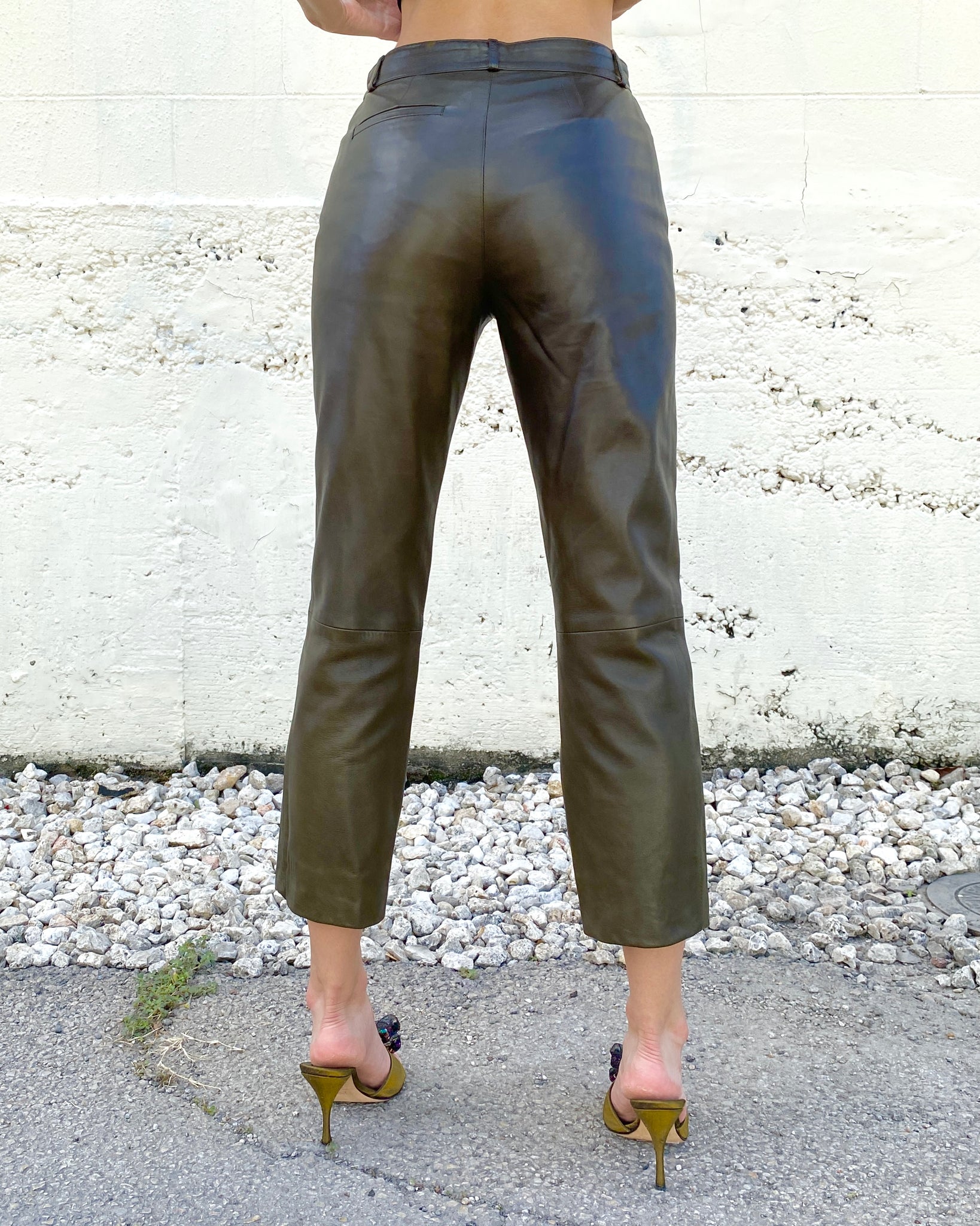 Gucci Leather Pants