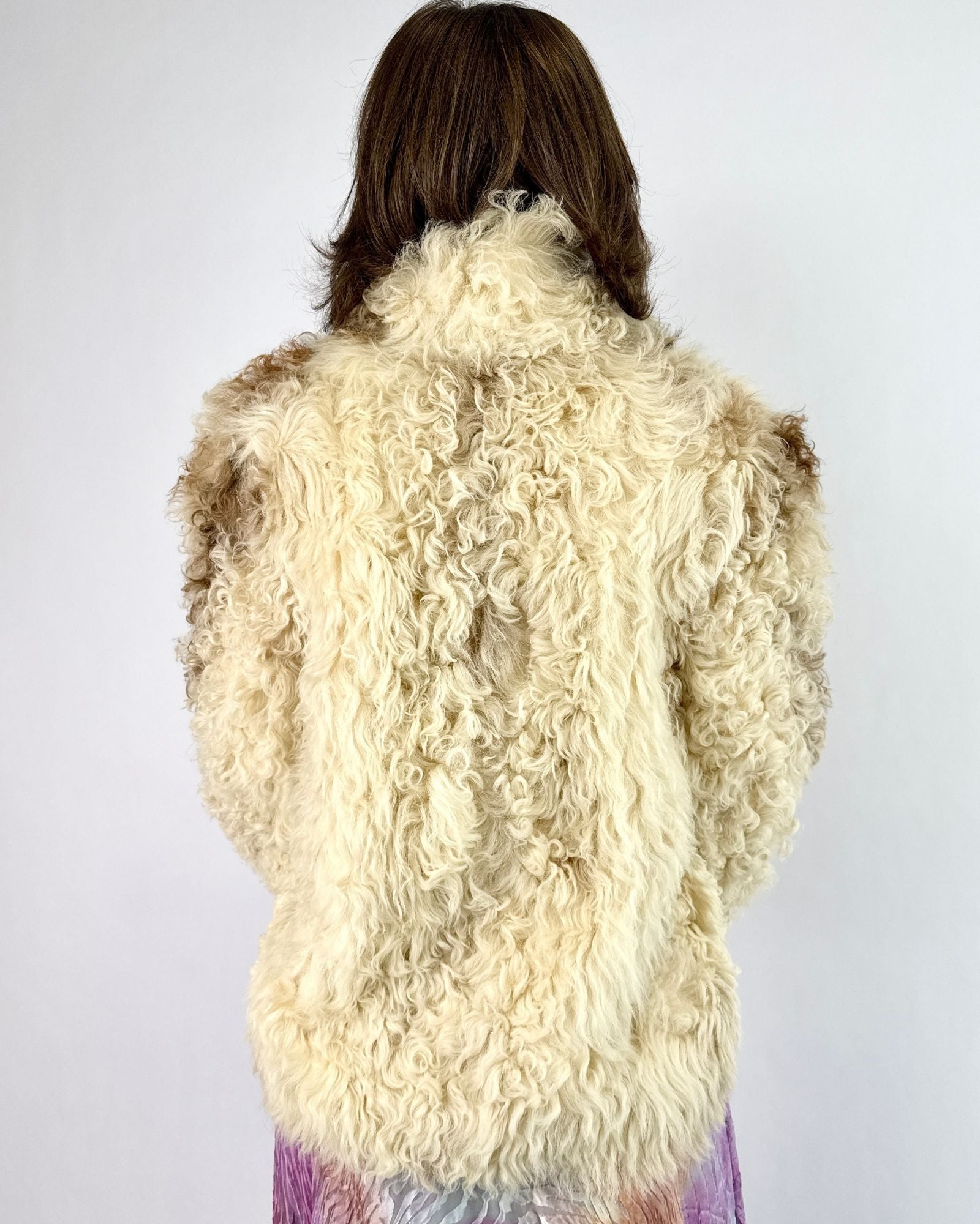 Wander All You Want Curly Lamb Coat
