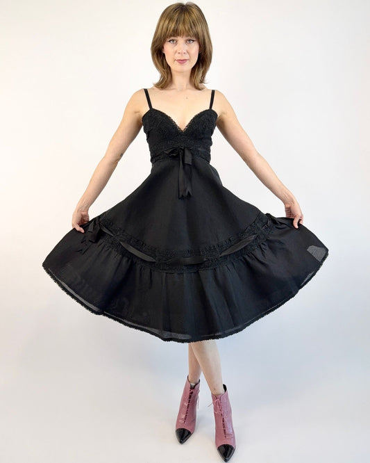 50s Idyllic LBD Cocktail Dress