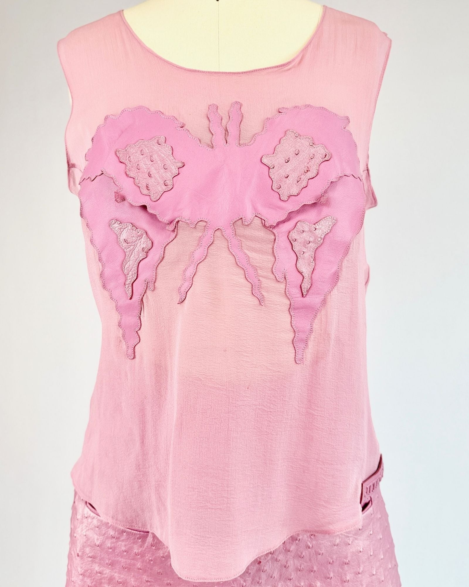 Jitrois Pink Butterfly 3pc Set