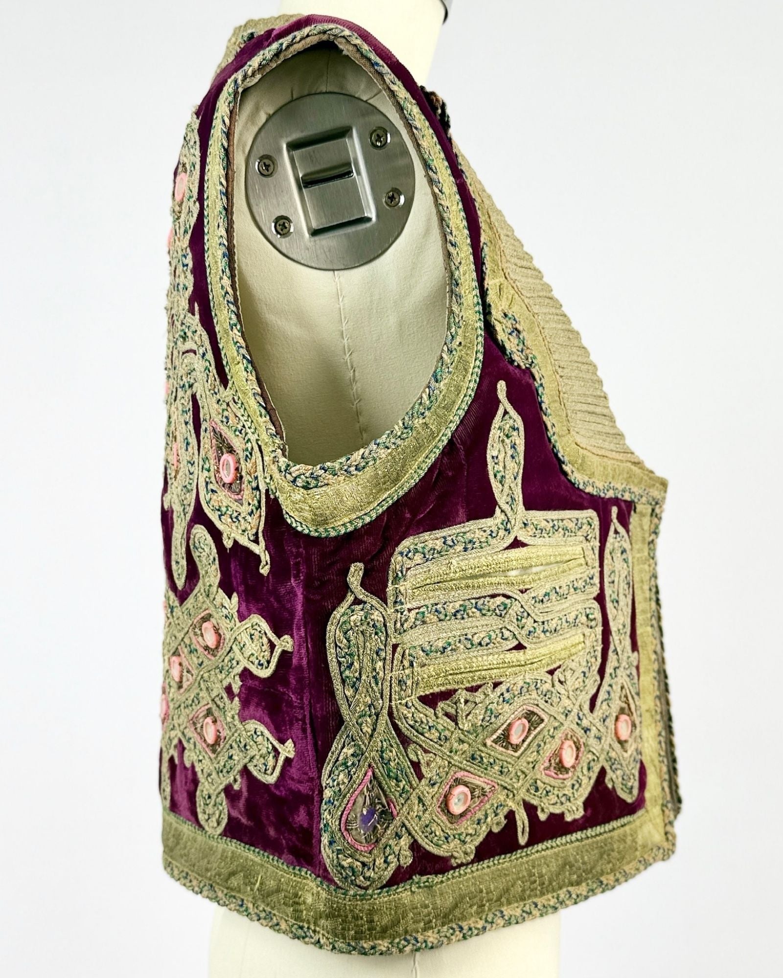 Purple Moroccan Vest