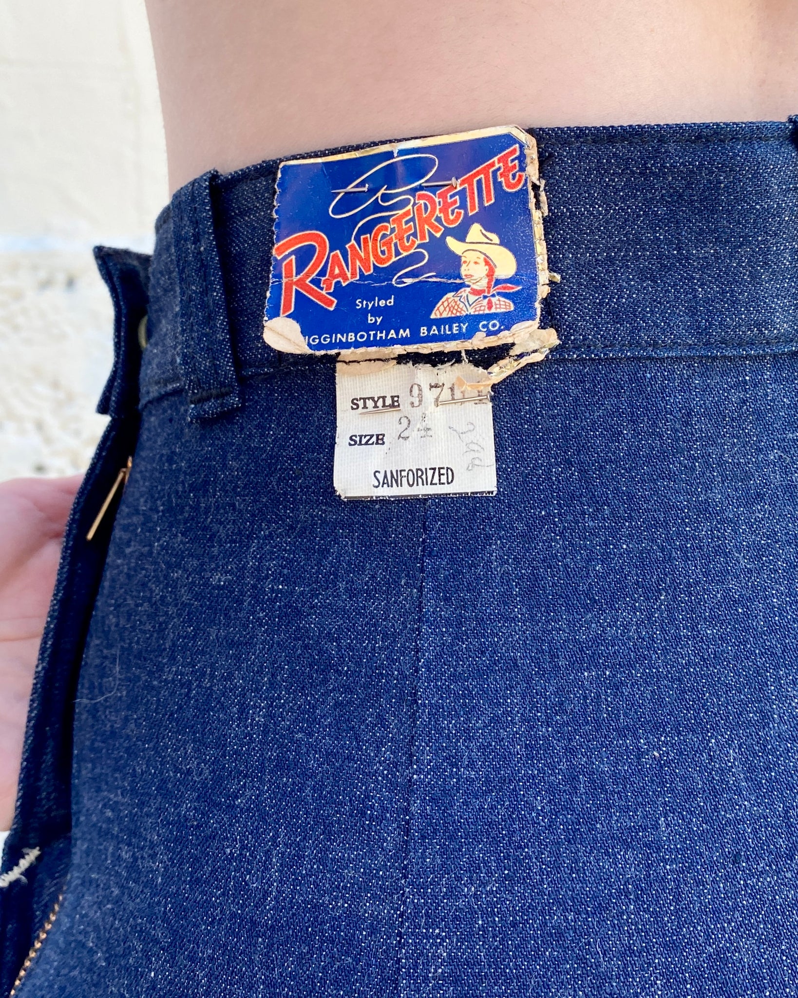 Rangerette 50's Pearl Snap Side Zip Jeans