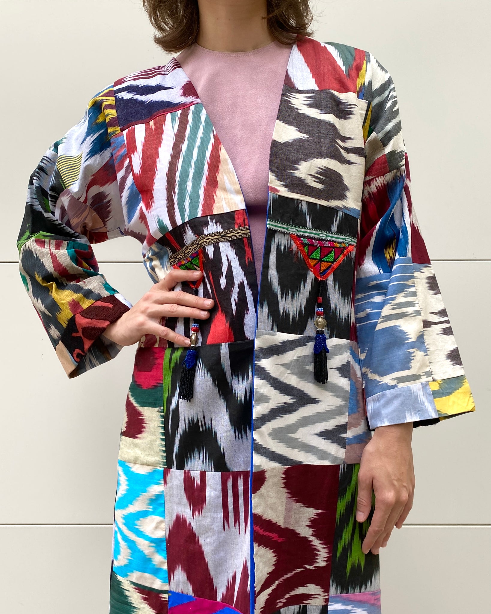 Rainbow Mountain Ikat Coat