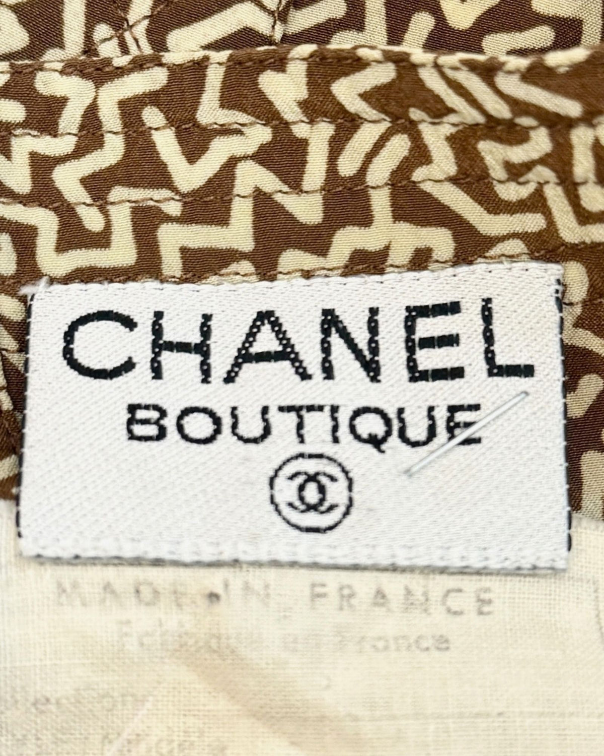 Chanel Squiggle On Silk Tank