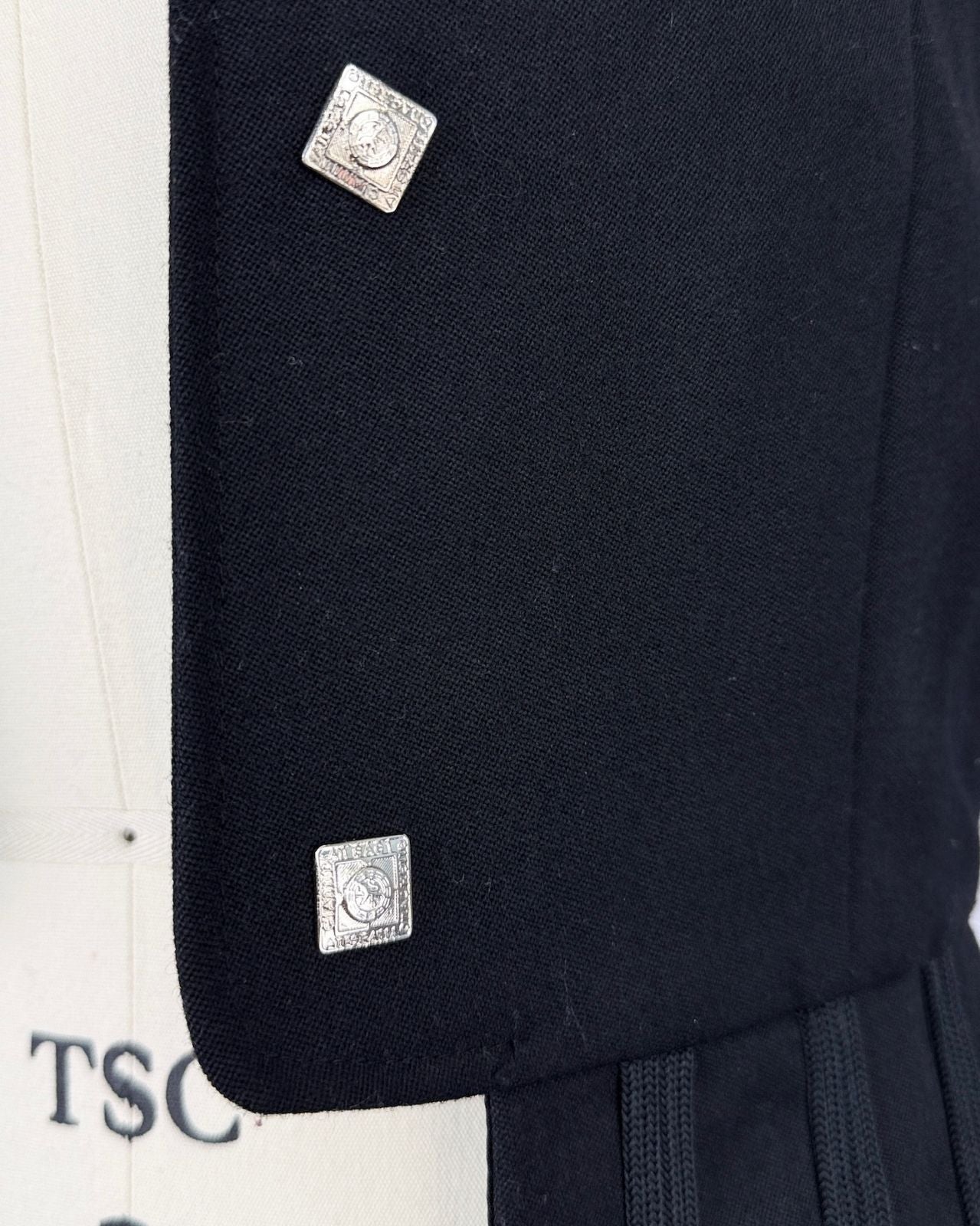 Black Wool Vest