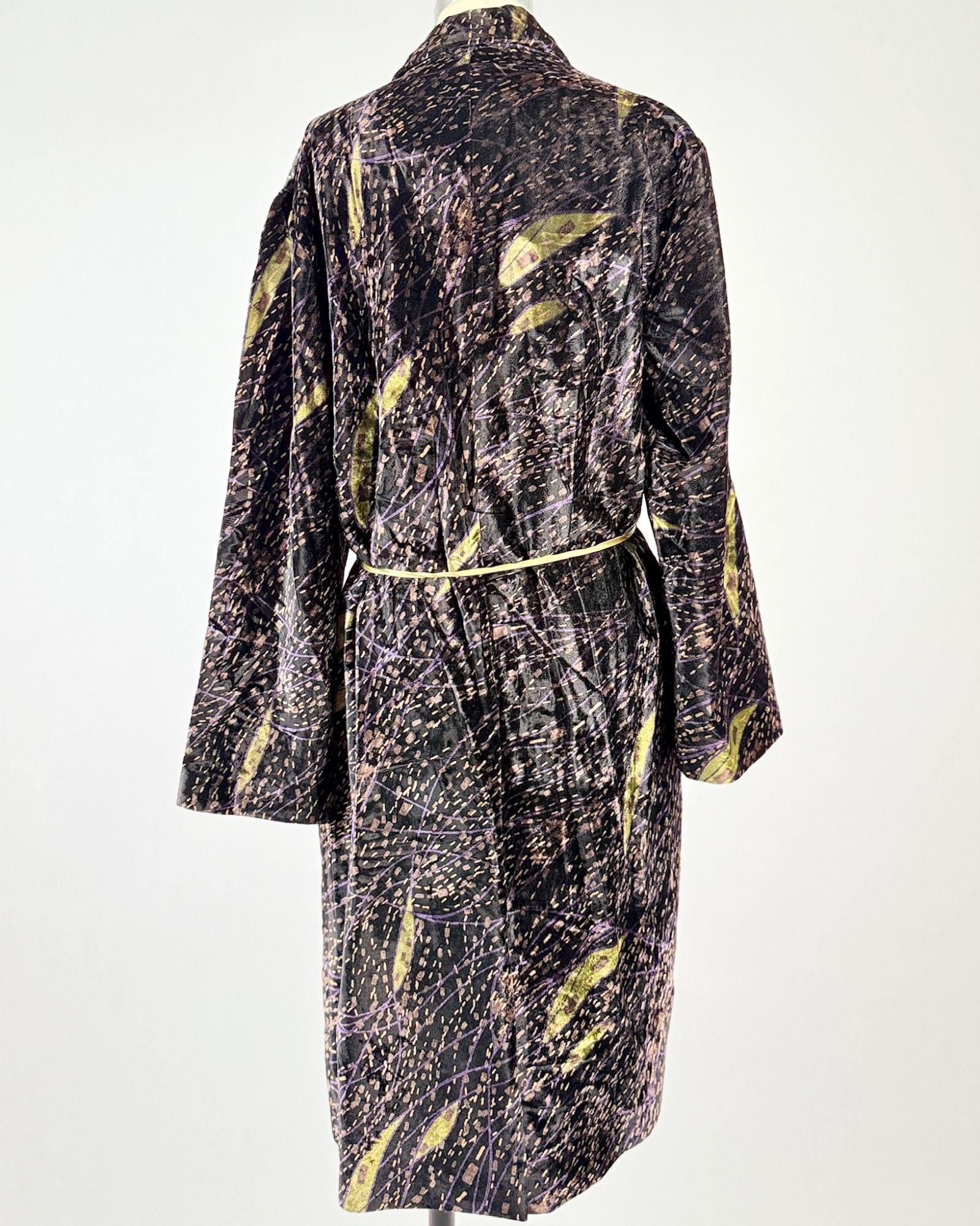 Purple Rain Silk Velvet Jacket