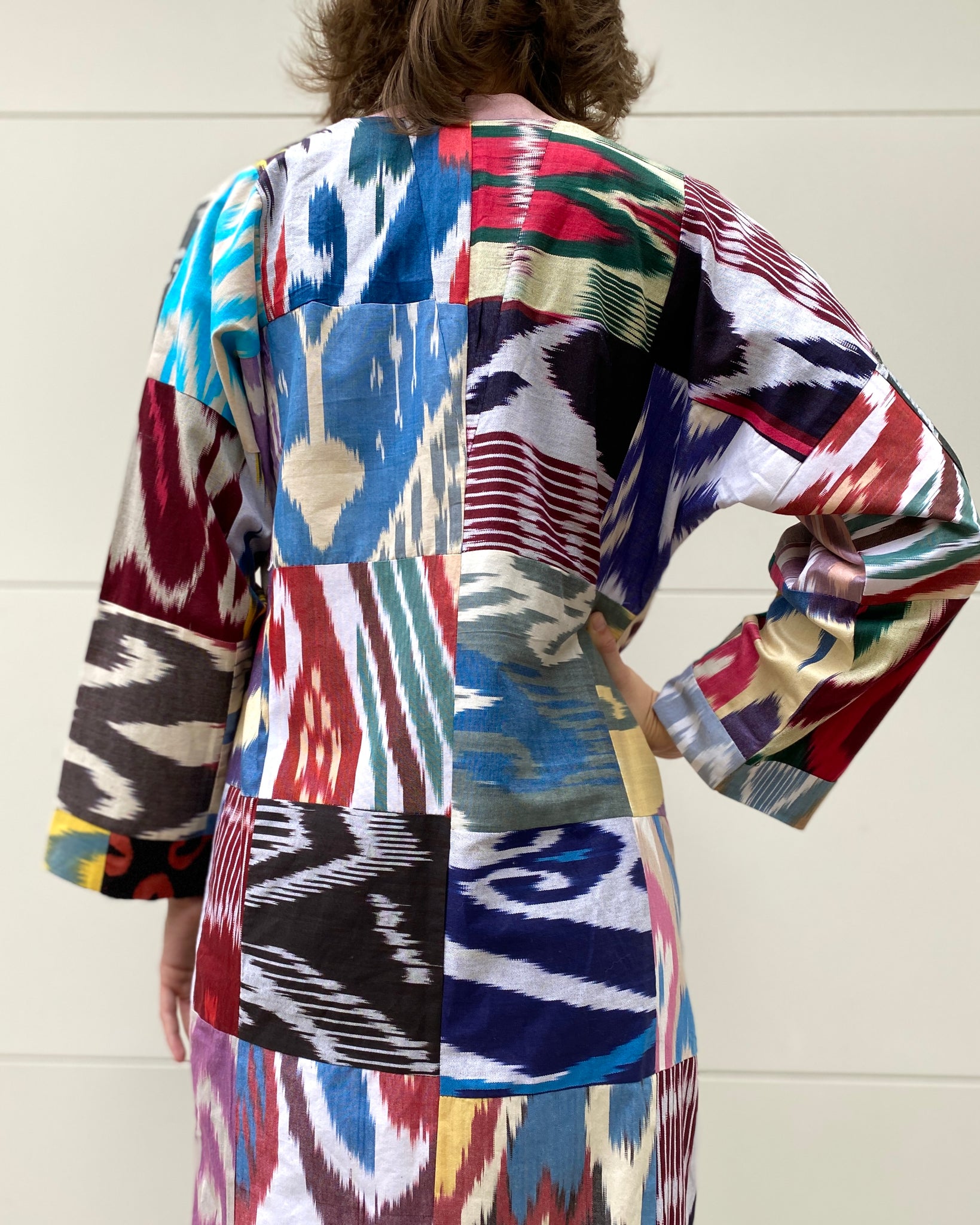 Rainbow Mountain Ikat Coat