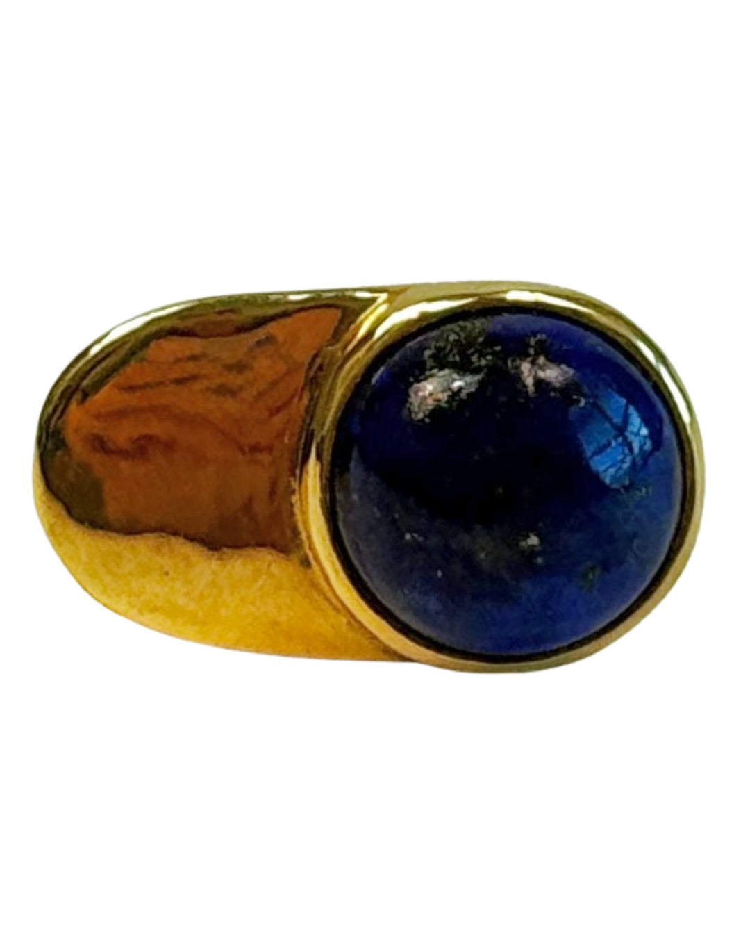 Seaworthy 10k Yellow Gold Lapis Esposa Ring