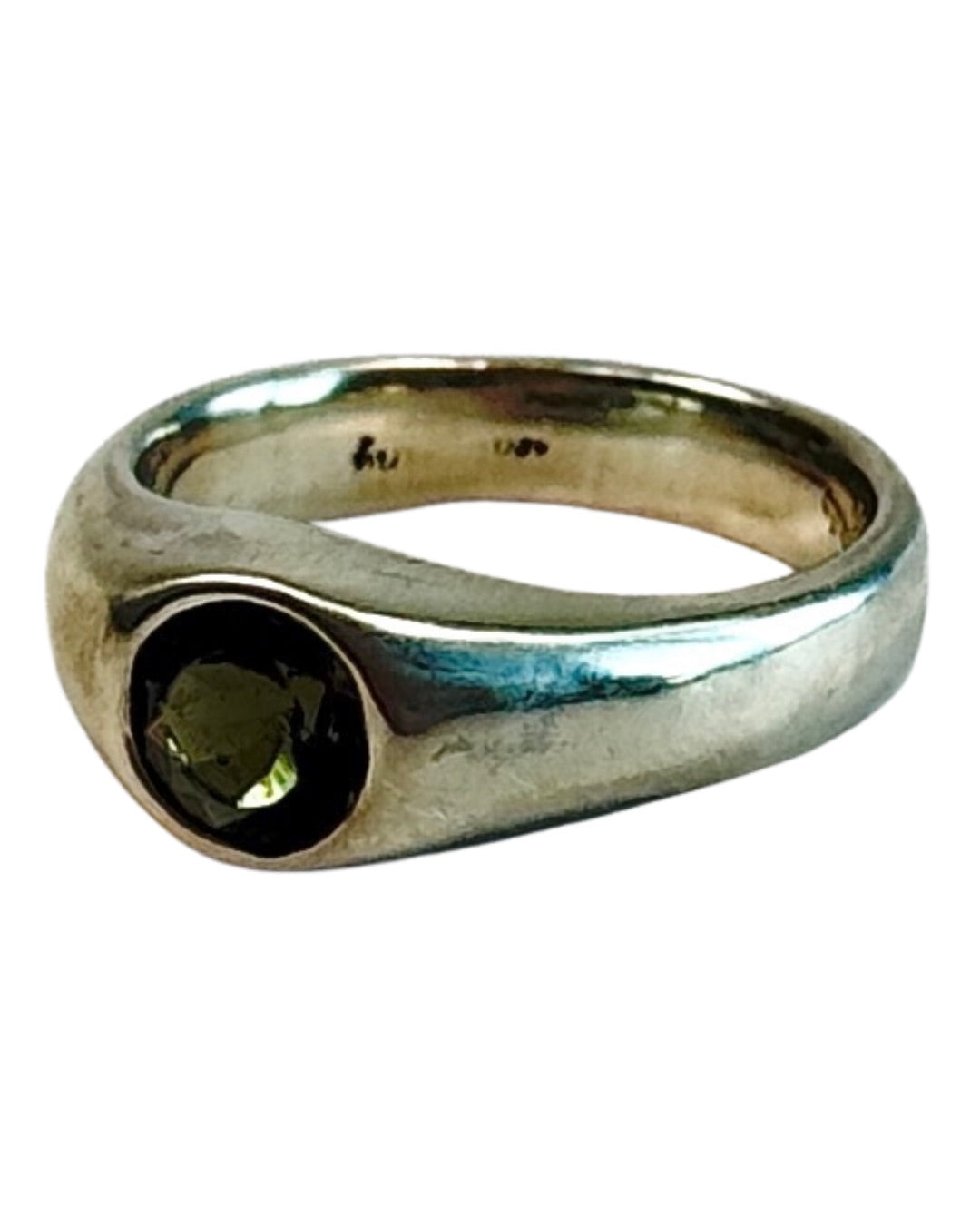 Seaworthy Astrid/Moldavite Sterling Silver